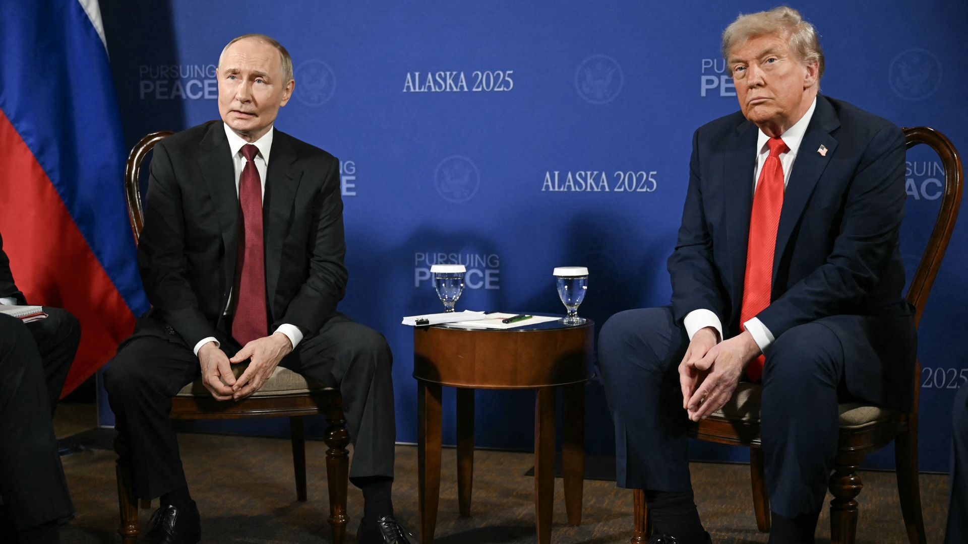 President Trump and Russian leader Vladimir Putin at their August summit. 