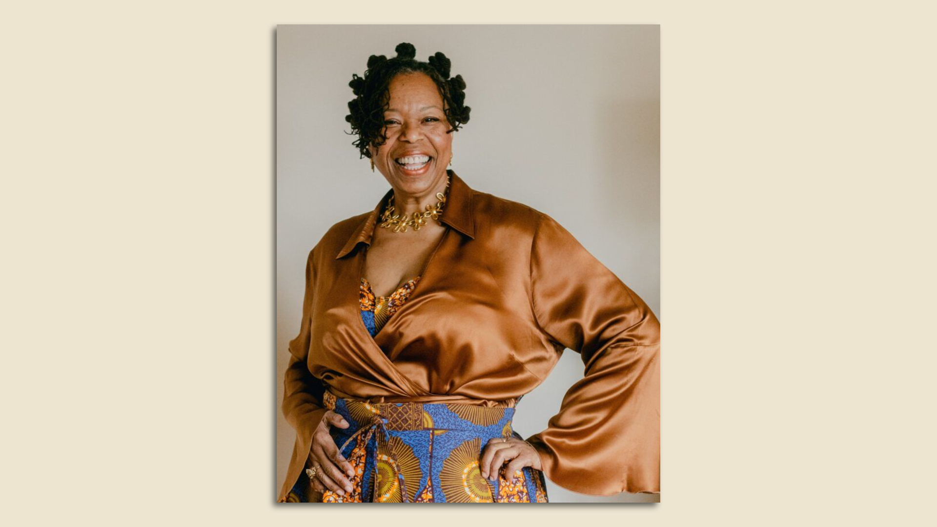 A portrait photo of Glorya Fernandez, Boston Public Library's new chef-in-residence 