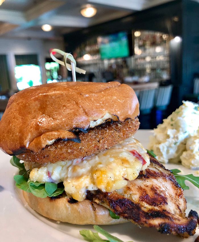 chicken sandwich from reid's fine foods in charlotte