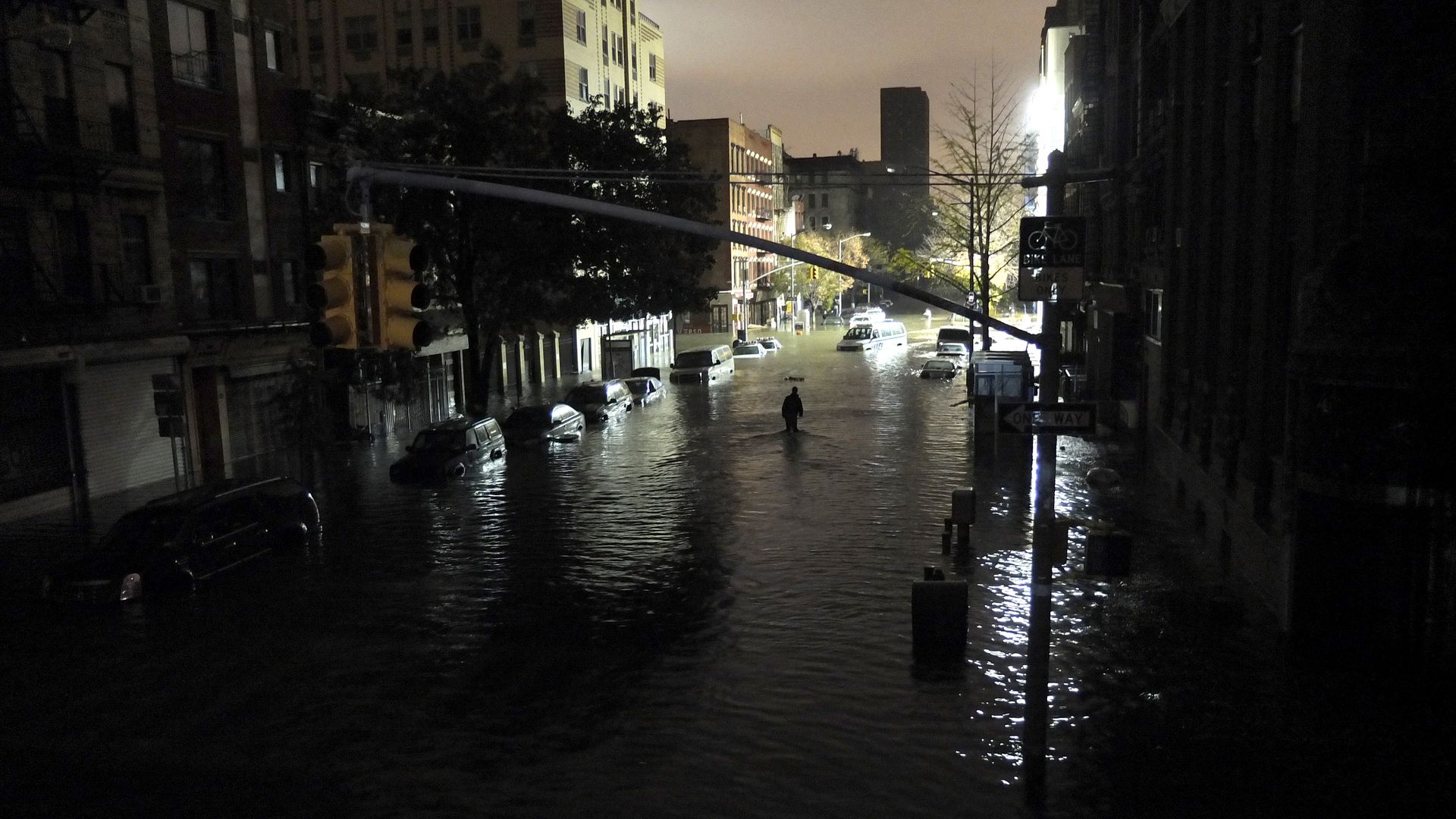 Hurricane Sandy, NYC, 2012.