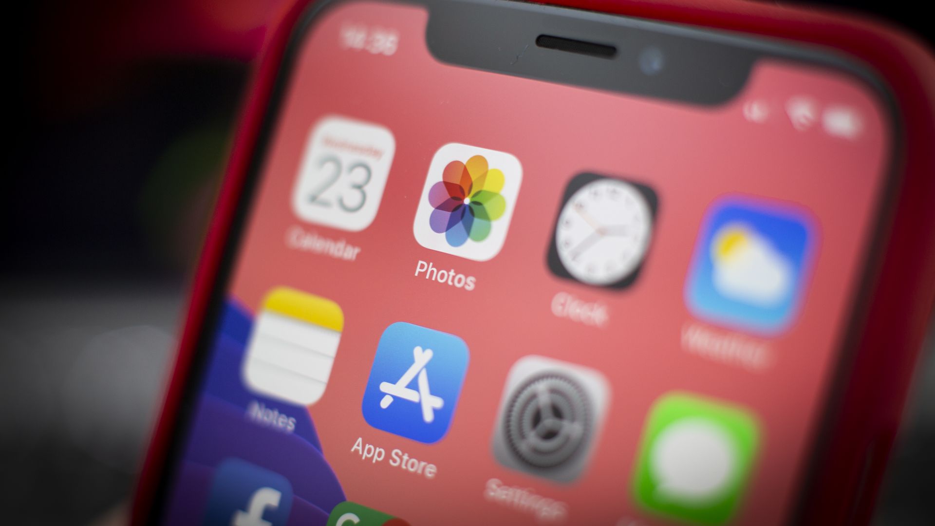 The Photos application is seen on an iPhone in this photo illustration.