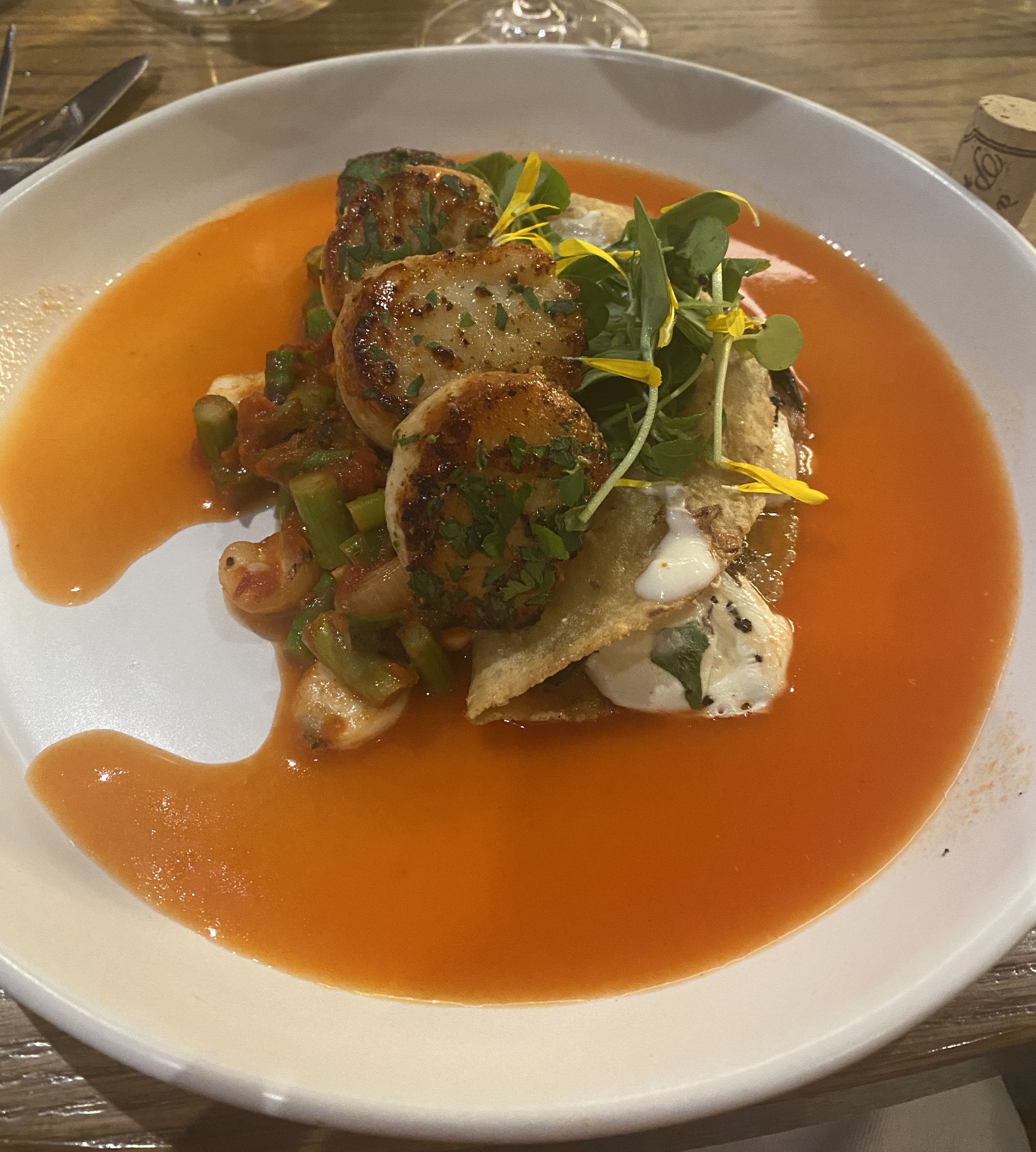 restaurant constance scallops