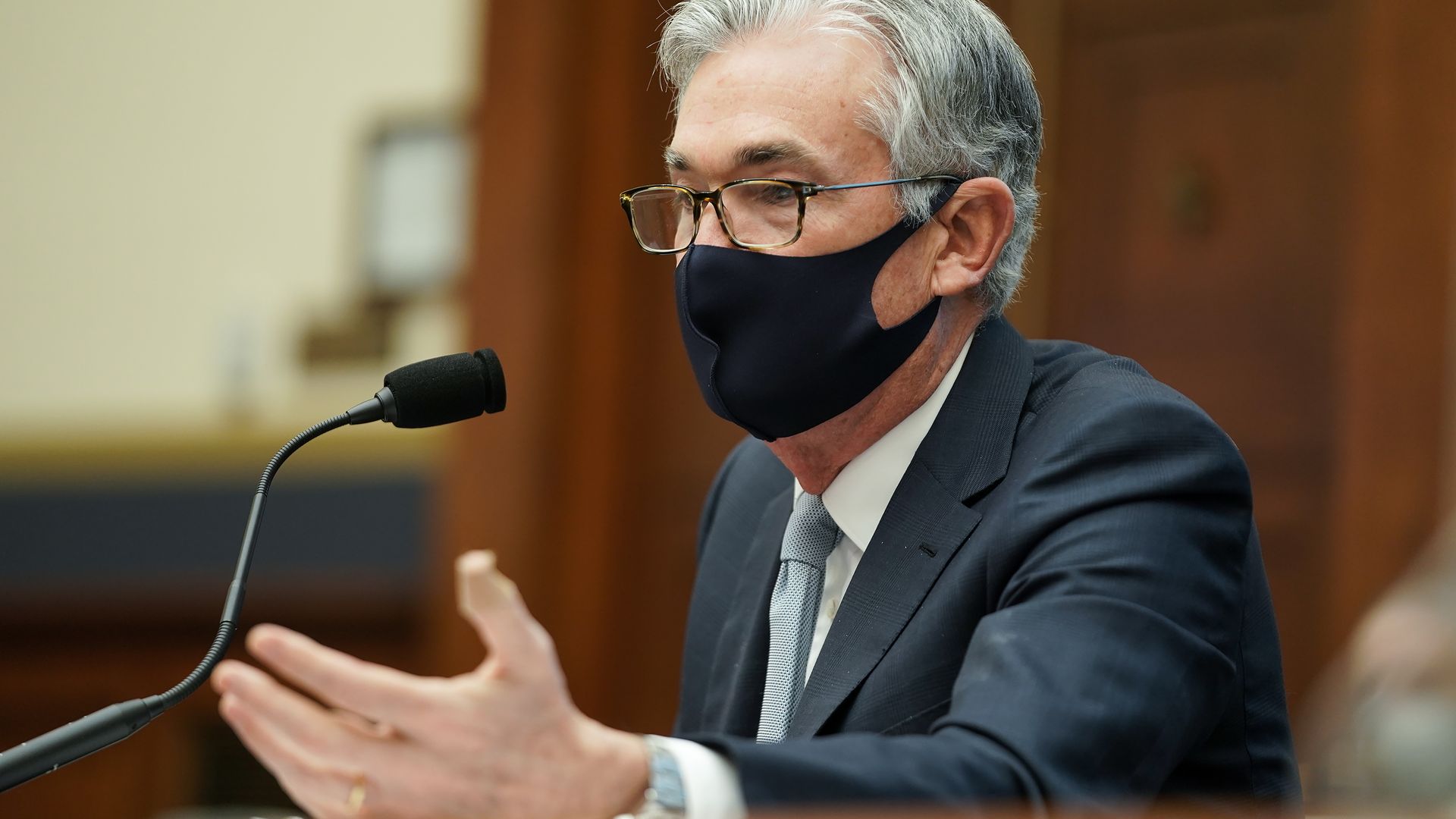 Federal Reserve chair Jerome Powell in December 2020
