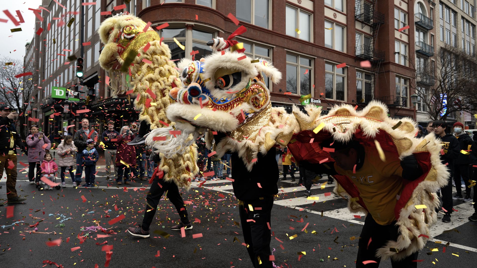 Performers at previous Lunar New Year Parades