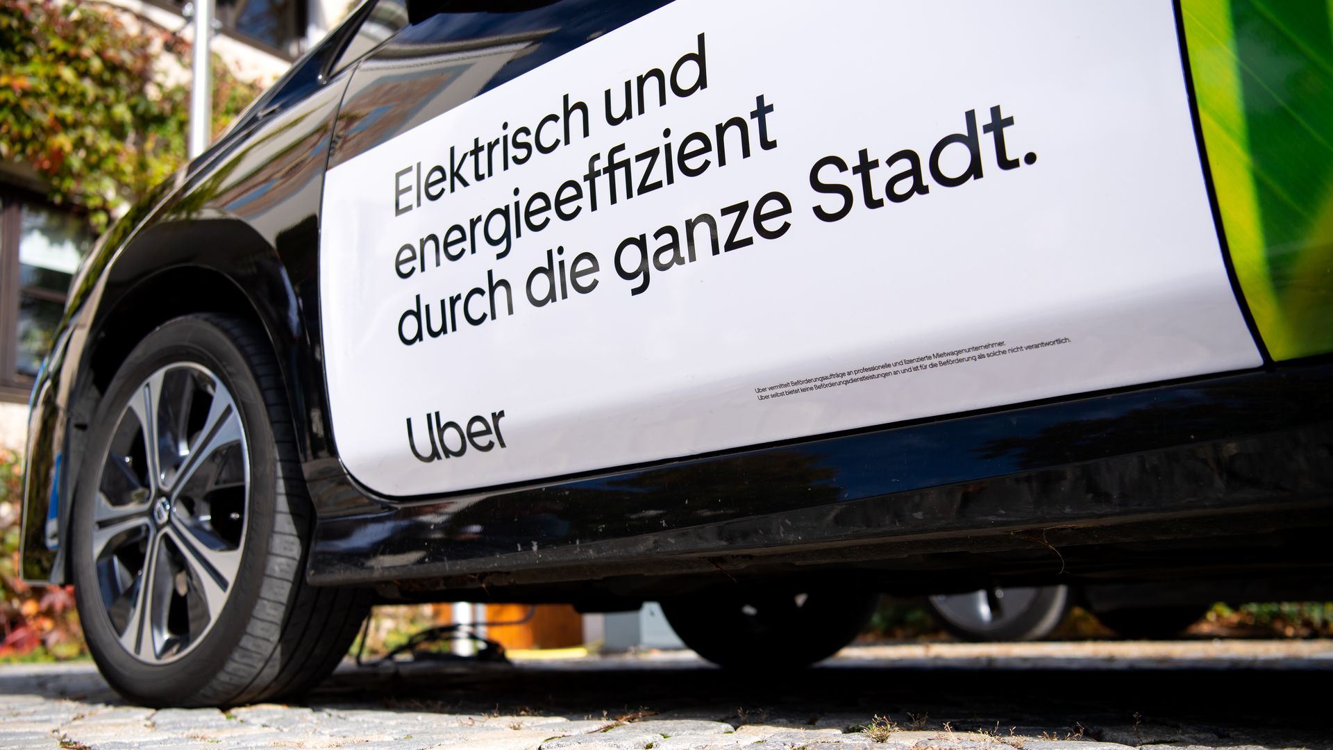 An Uber car in Bavaria, Kirchheim