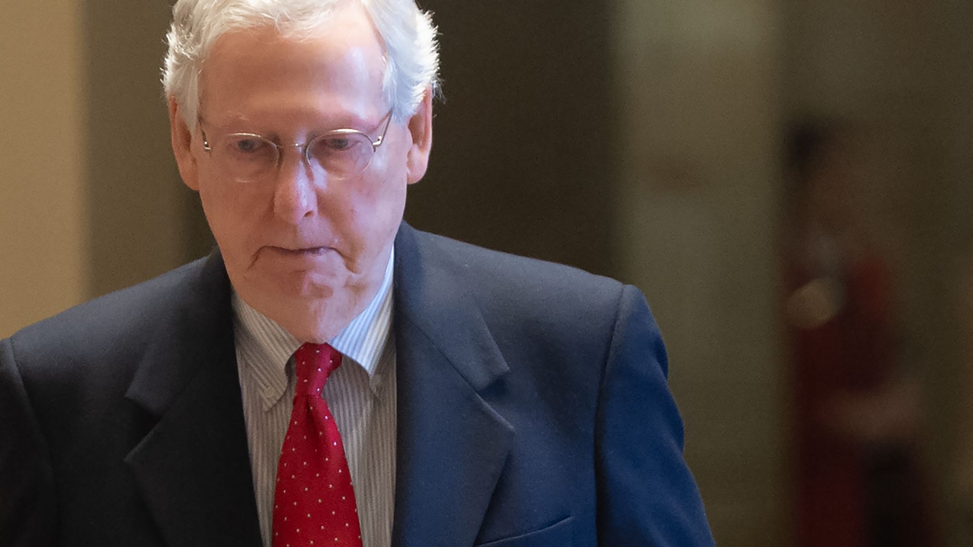 Senate Majority Leader Mitch McConnell at the U.S. Capitol