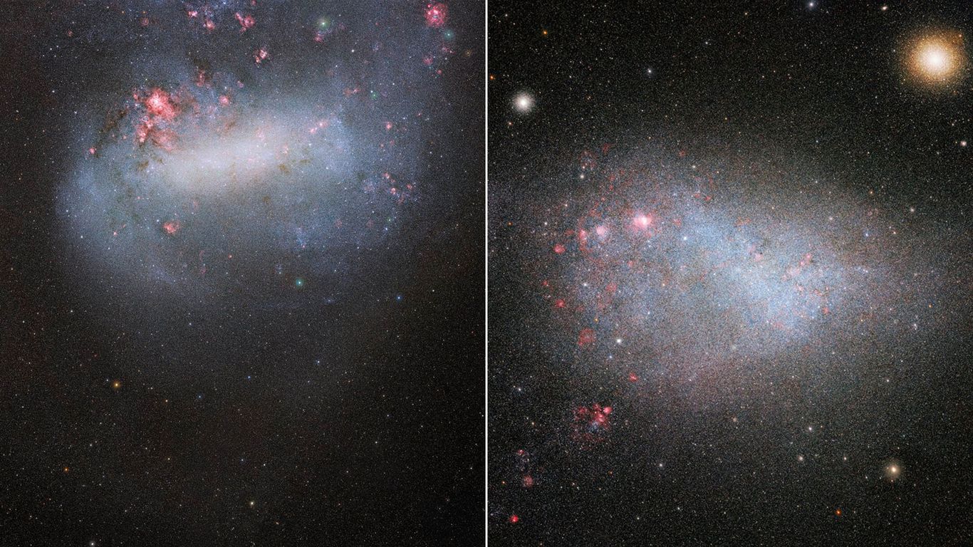 A deep look at two nearby galaxies