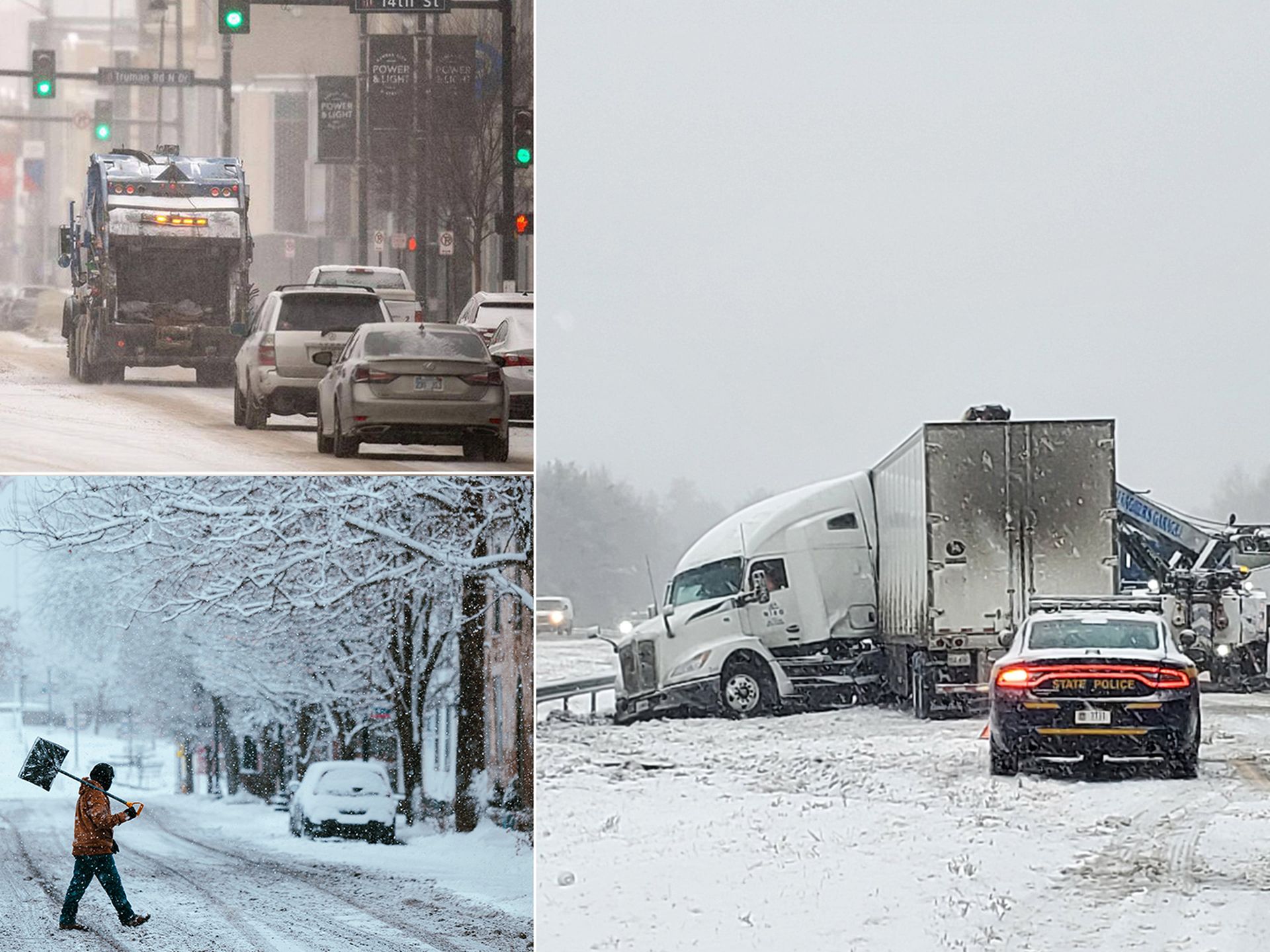 Photos: Cold weather grips U.S. as temperatures sink in winter storm