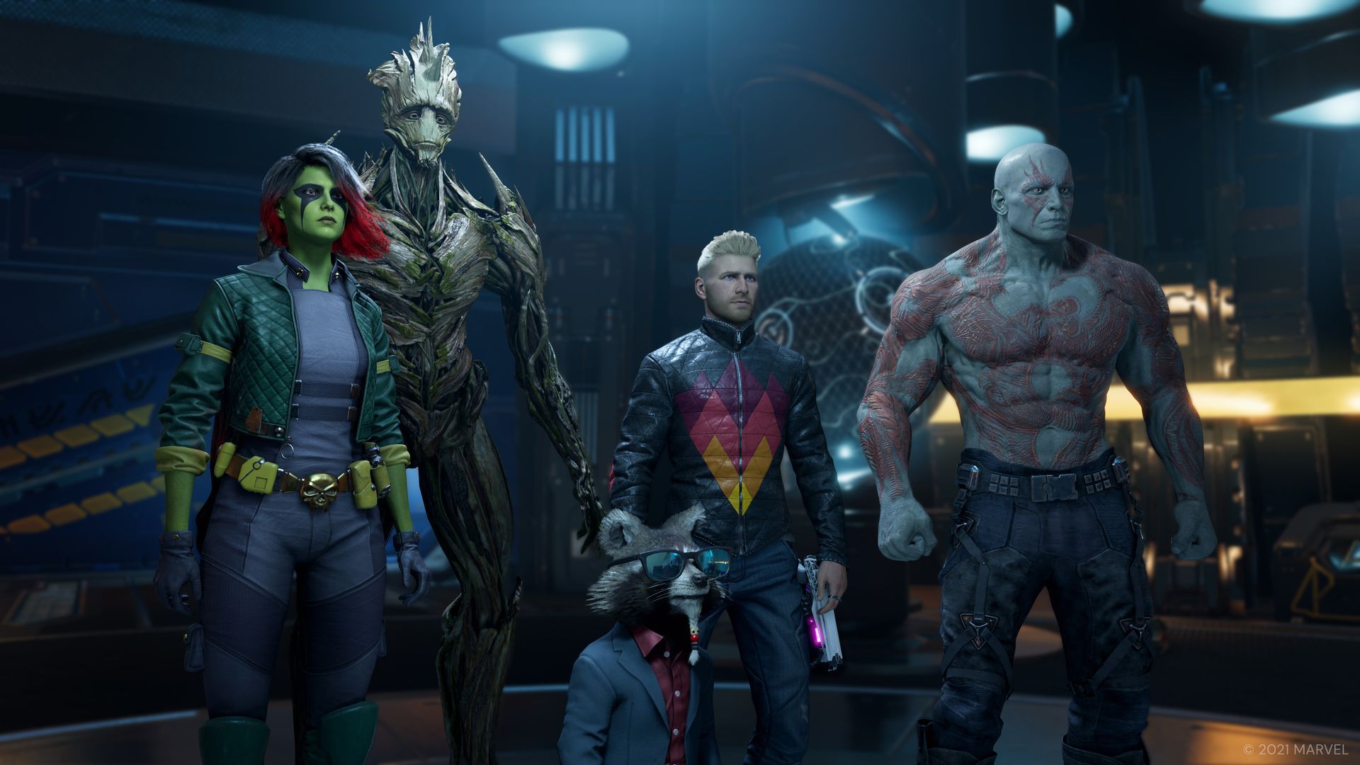 The Guardians of the Galaxy in the new game