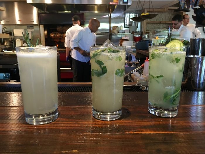 cocktails at kid cashew in dilworth