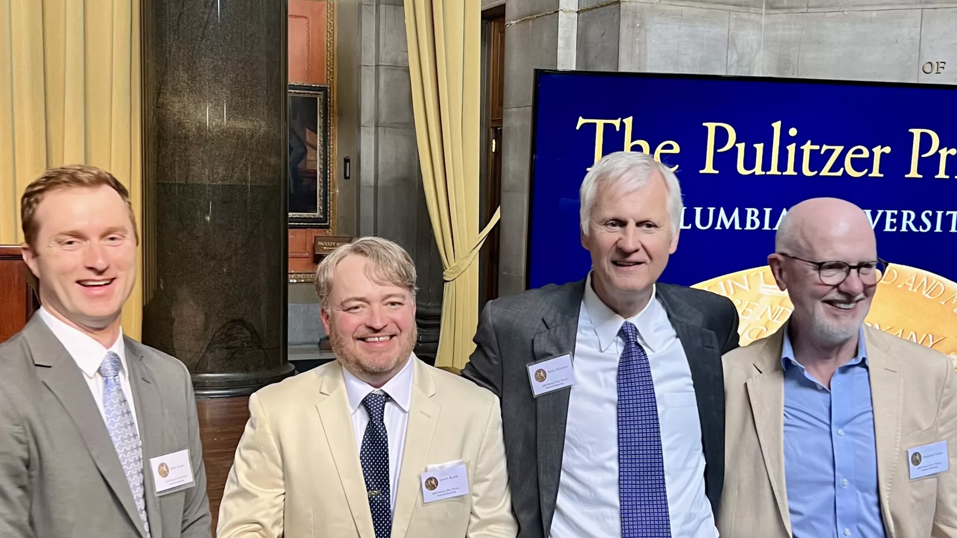 Pulitzer awards New York City Seattle Times reporters