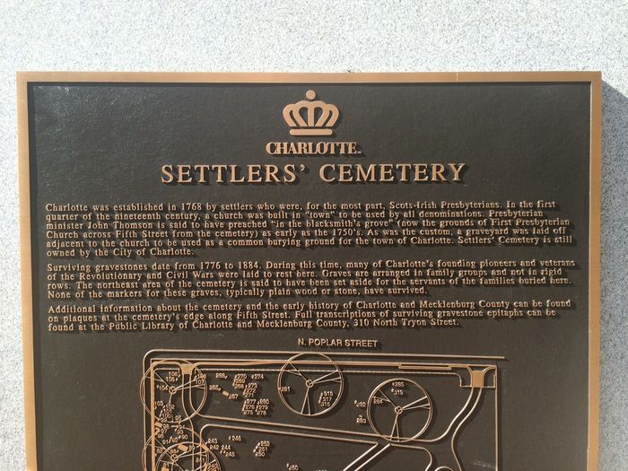 settlers cemetery map