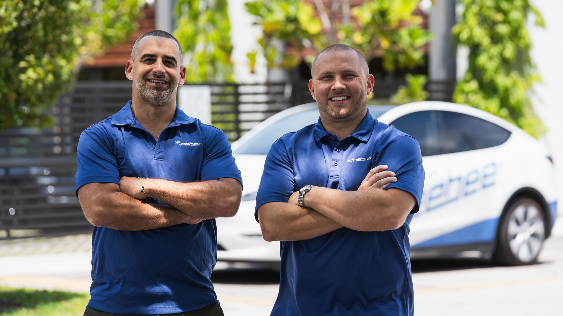 Freebee co-founders Jason Spiegel and Kris Kimball.