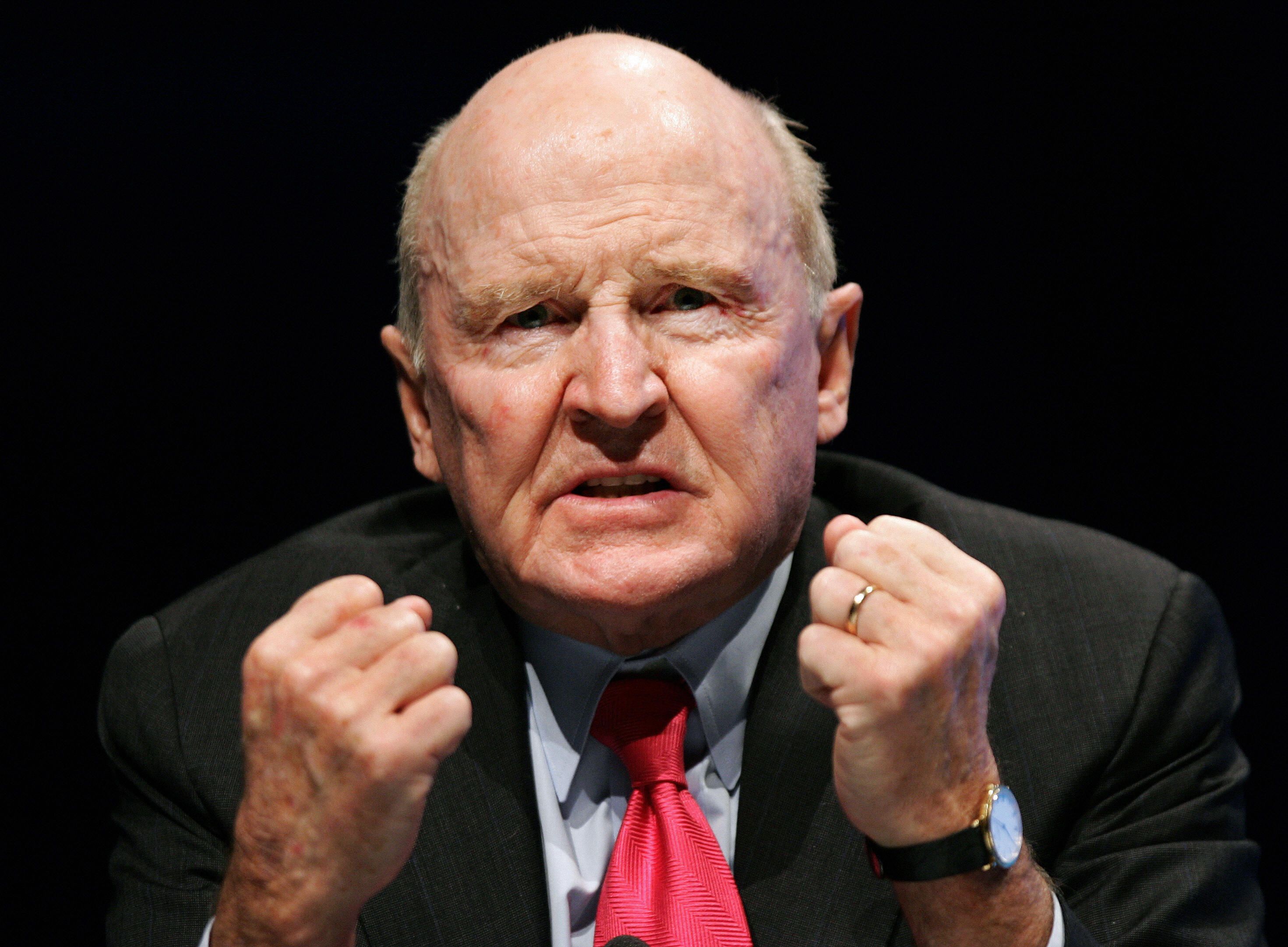 The late Jack Welch in 2005. Photo: Thomas Lohnes/DDP/AFP via Getty Images