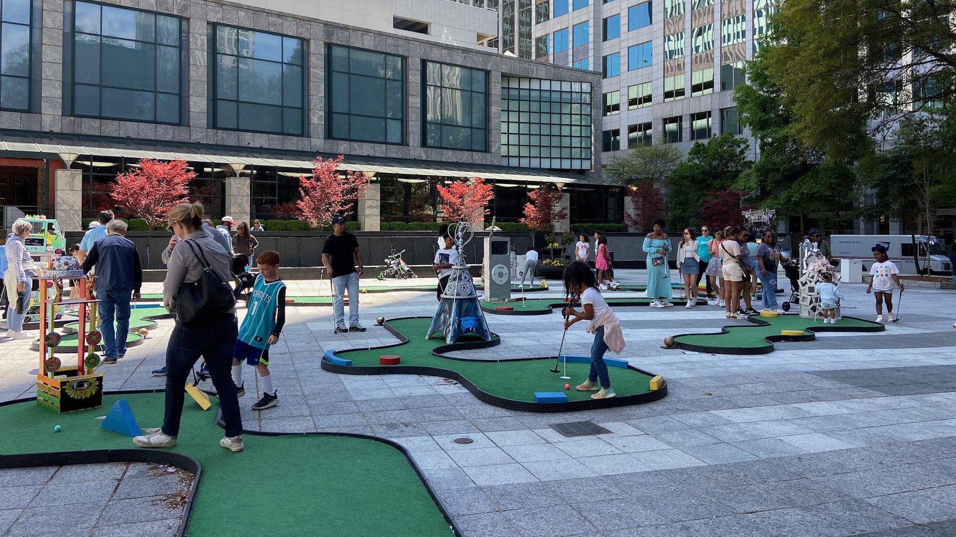 Mini golf at Charlotte SHOUT!
