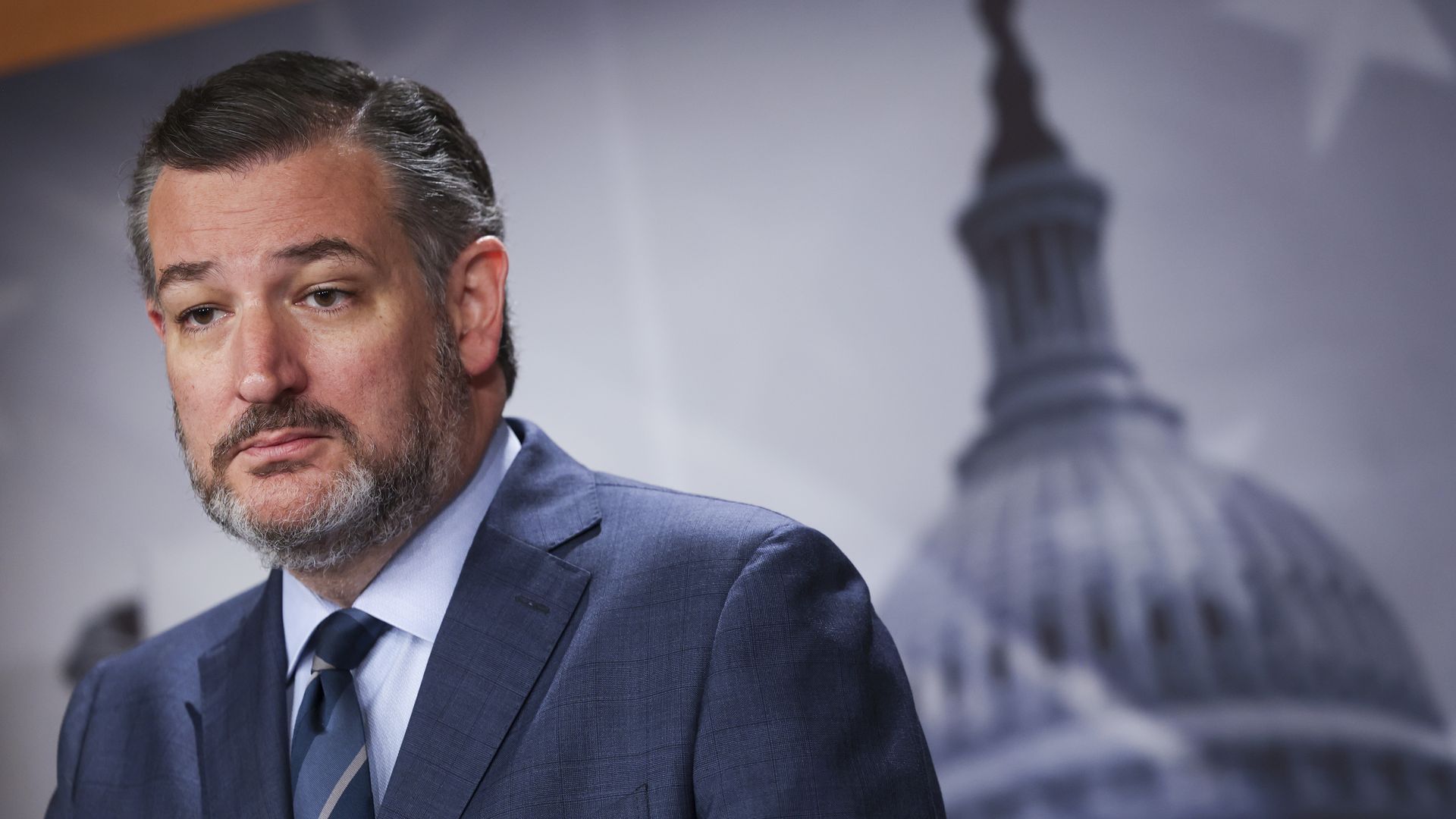 Sen. Ted Cruz speaks on the economy during a news conference at the U.S. Capitol on May 04, 2022 in Washington, DC.