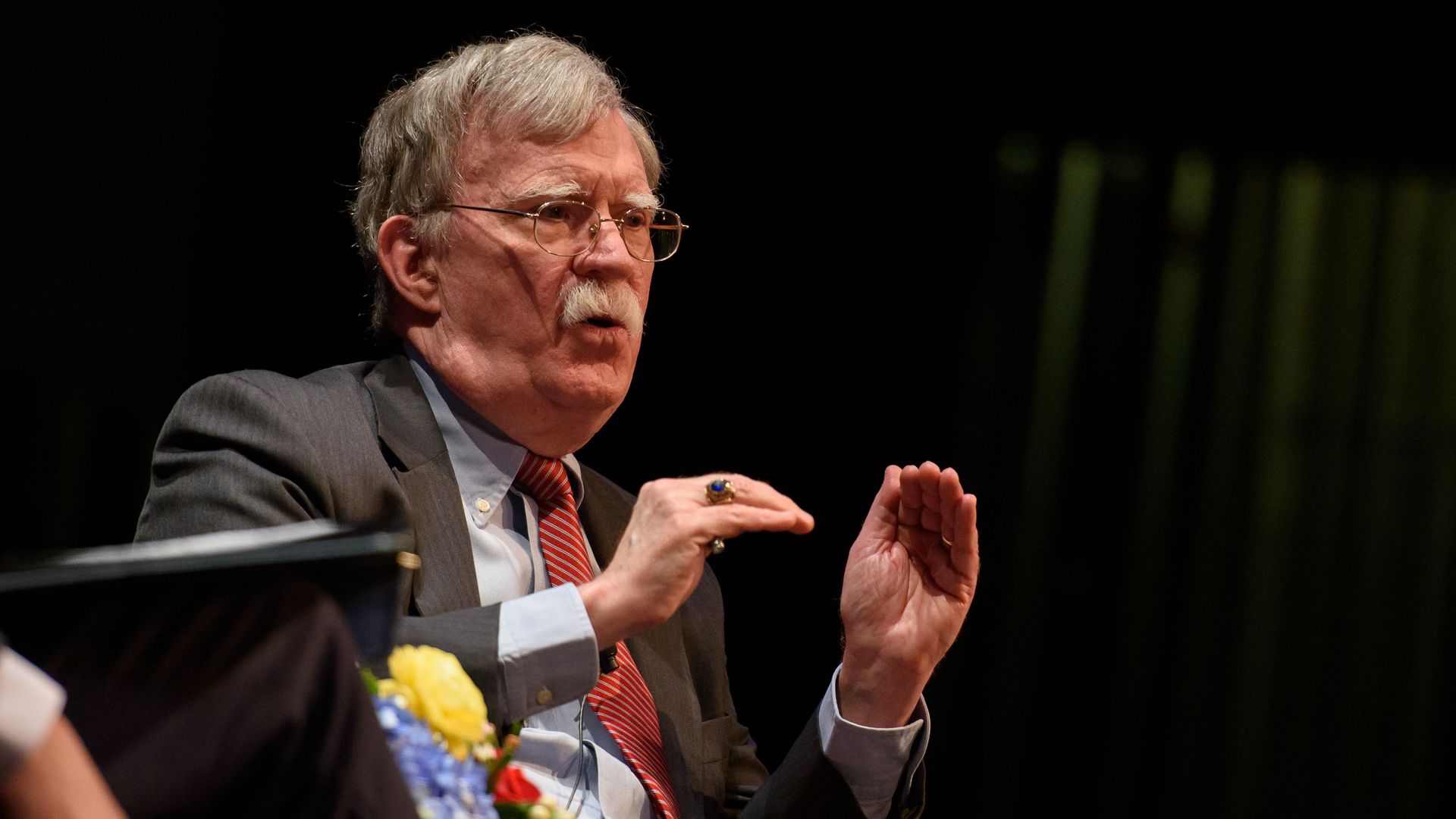 Former National Security Advisor John Bolton during a forum at the Page Auditorium on the campus of Duke University on February 17, 2020 in Durham, North Carolina.