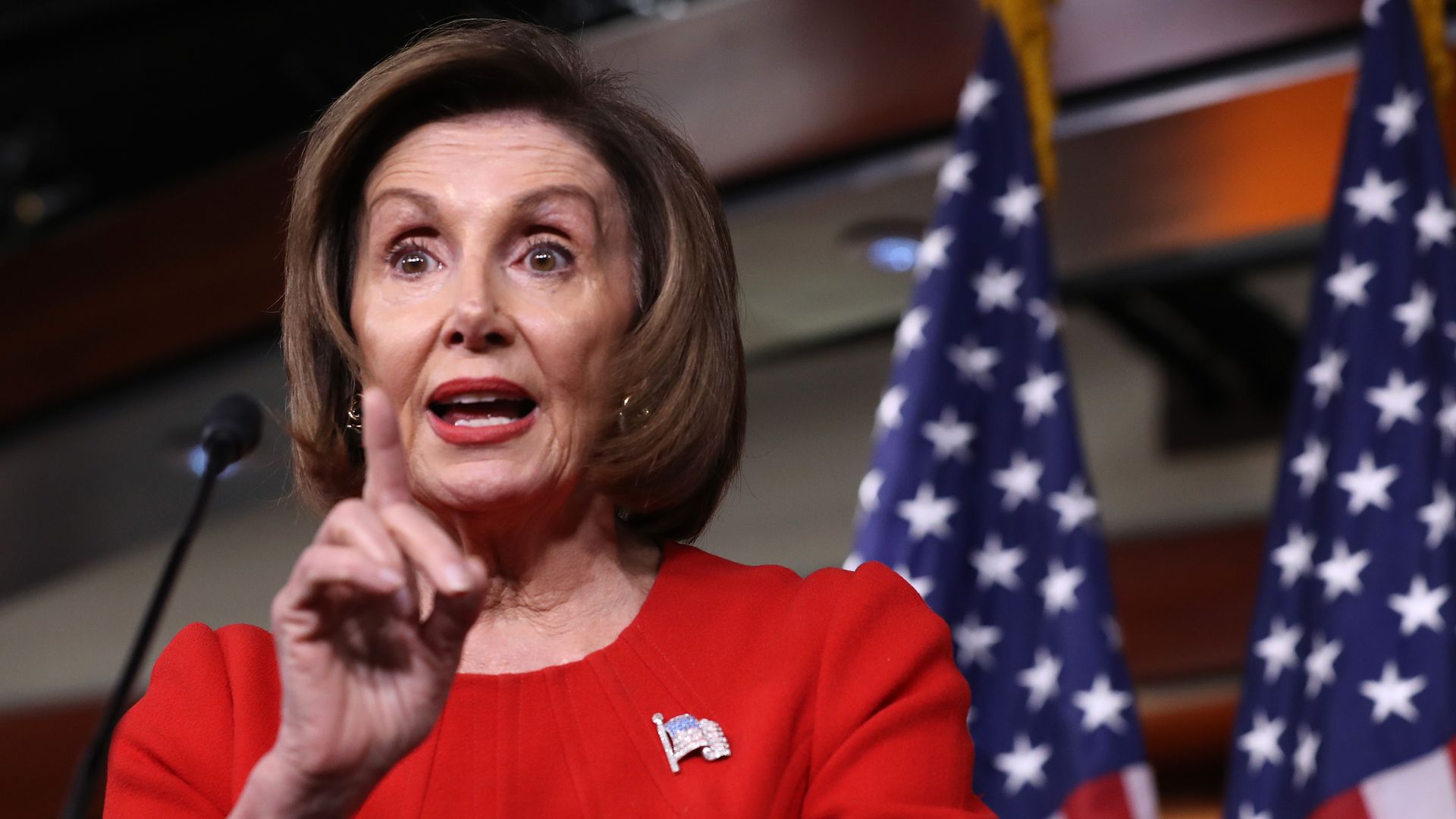 House Speaker Nancy Pelosi holds her weekly news conference.