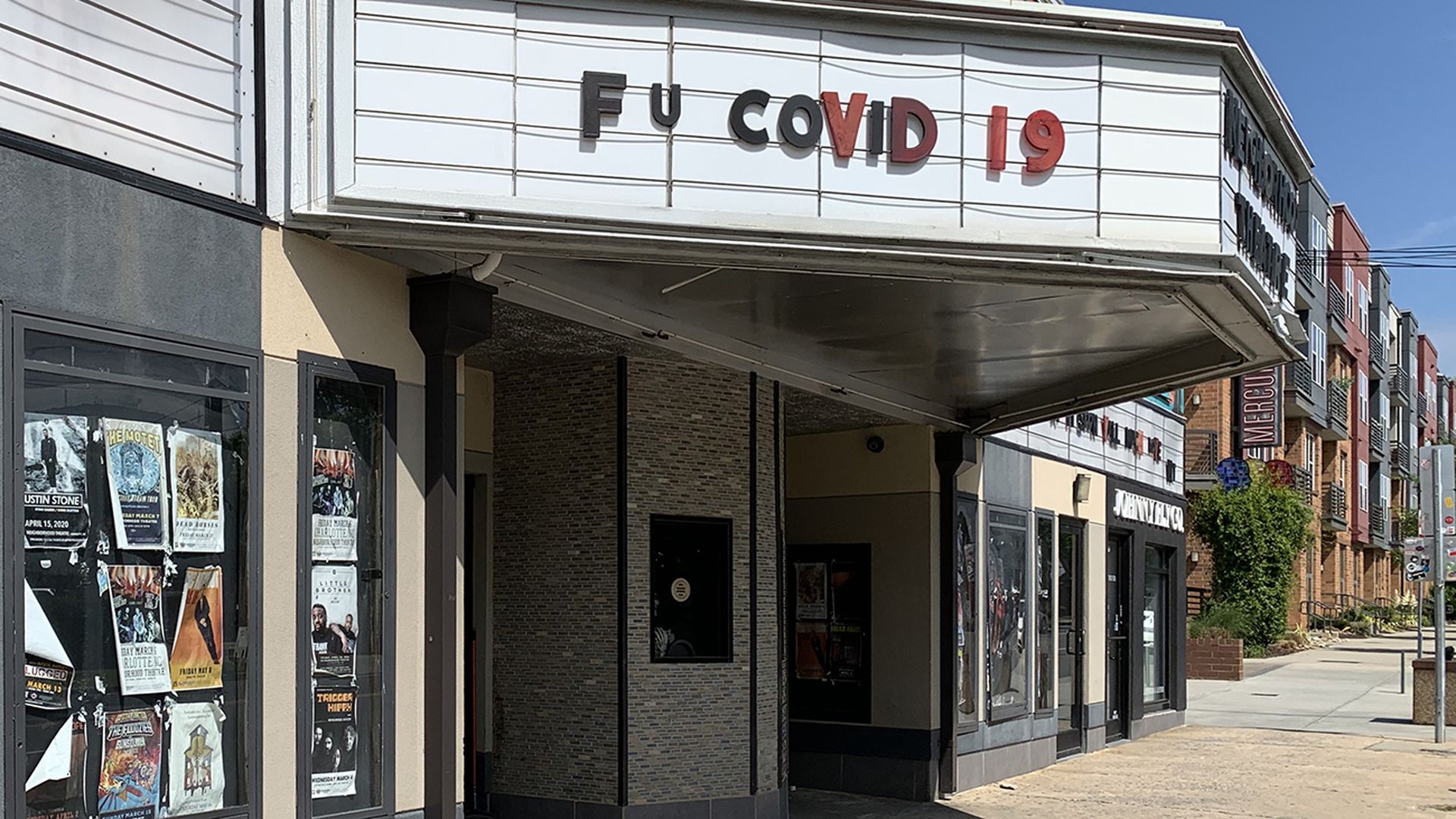 Neighborhood Theatre during Covid-19