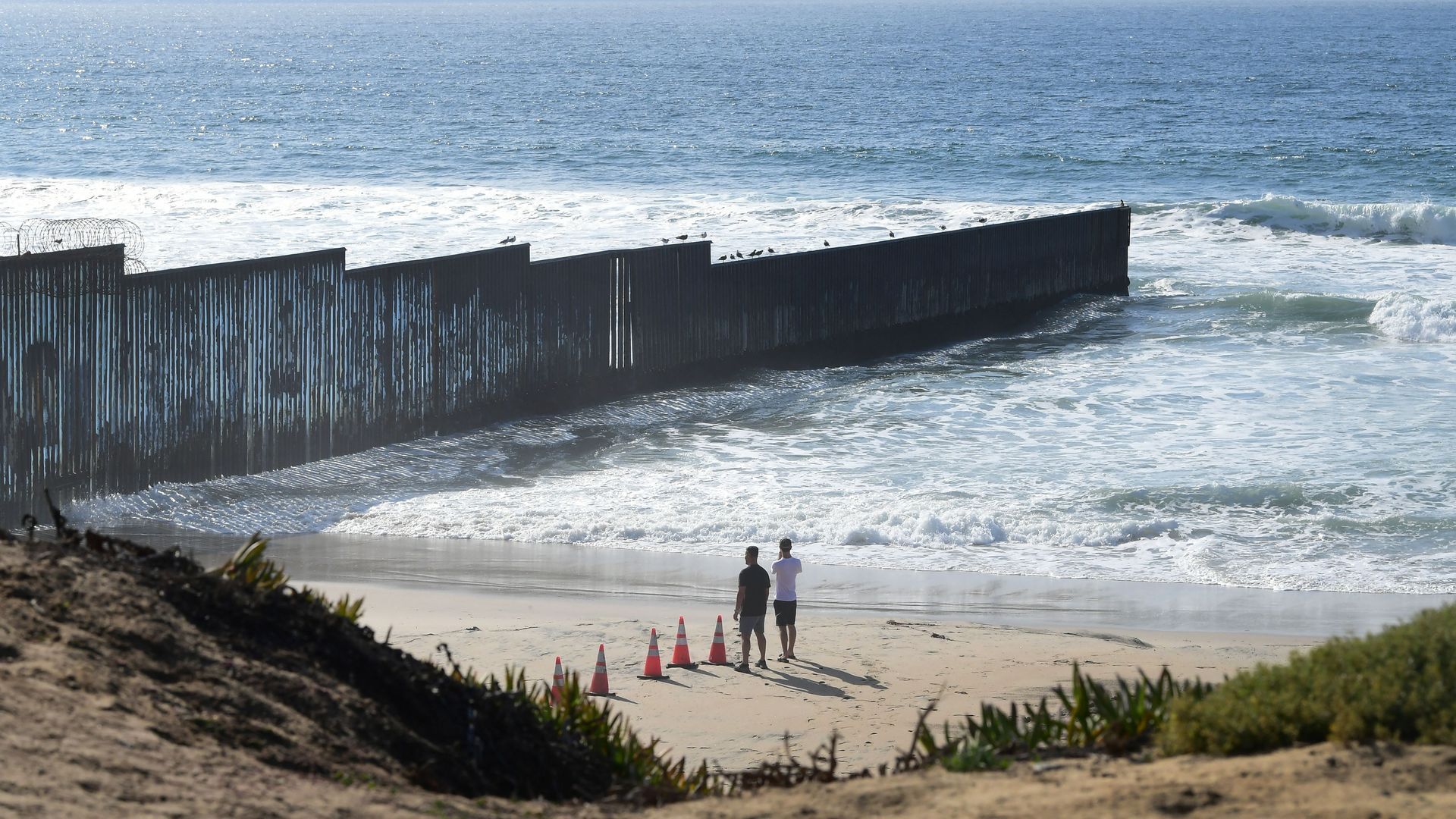 The U.S.-Mexico border wall