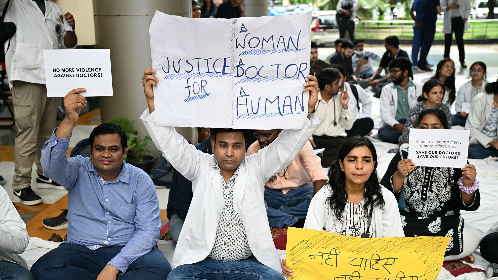Indian doctors strike over violence in the workplace.
