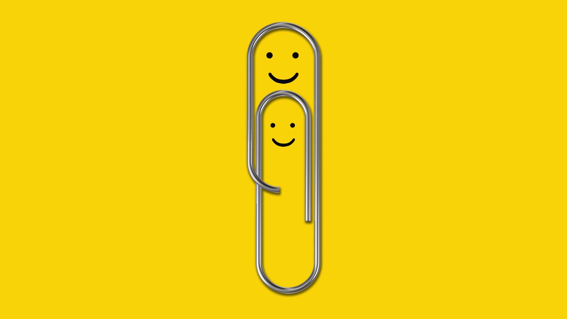 Paper clip illustration