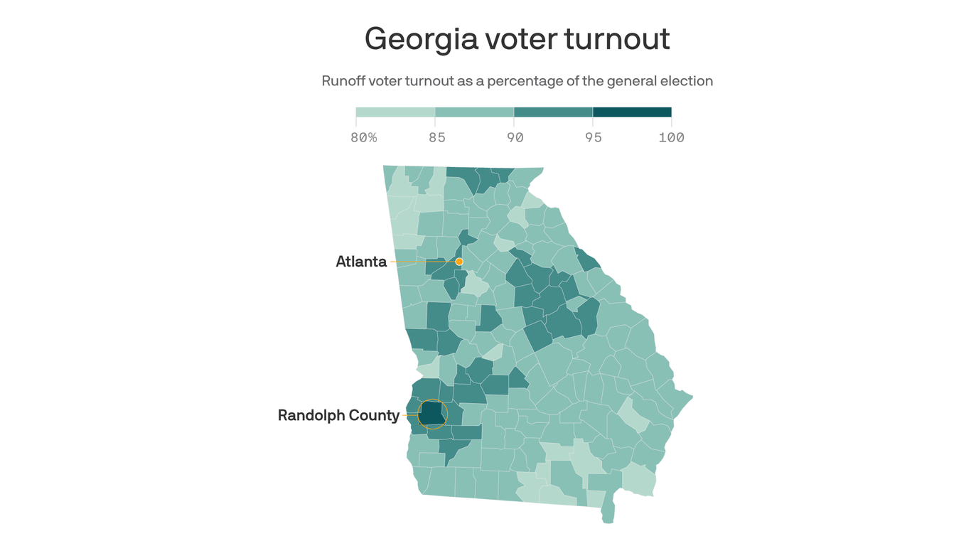 Data Black voter turnout key to Democrats' victory