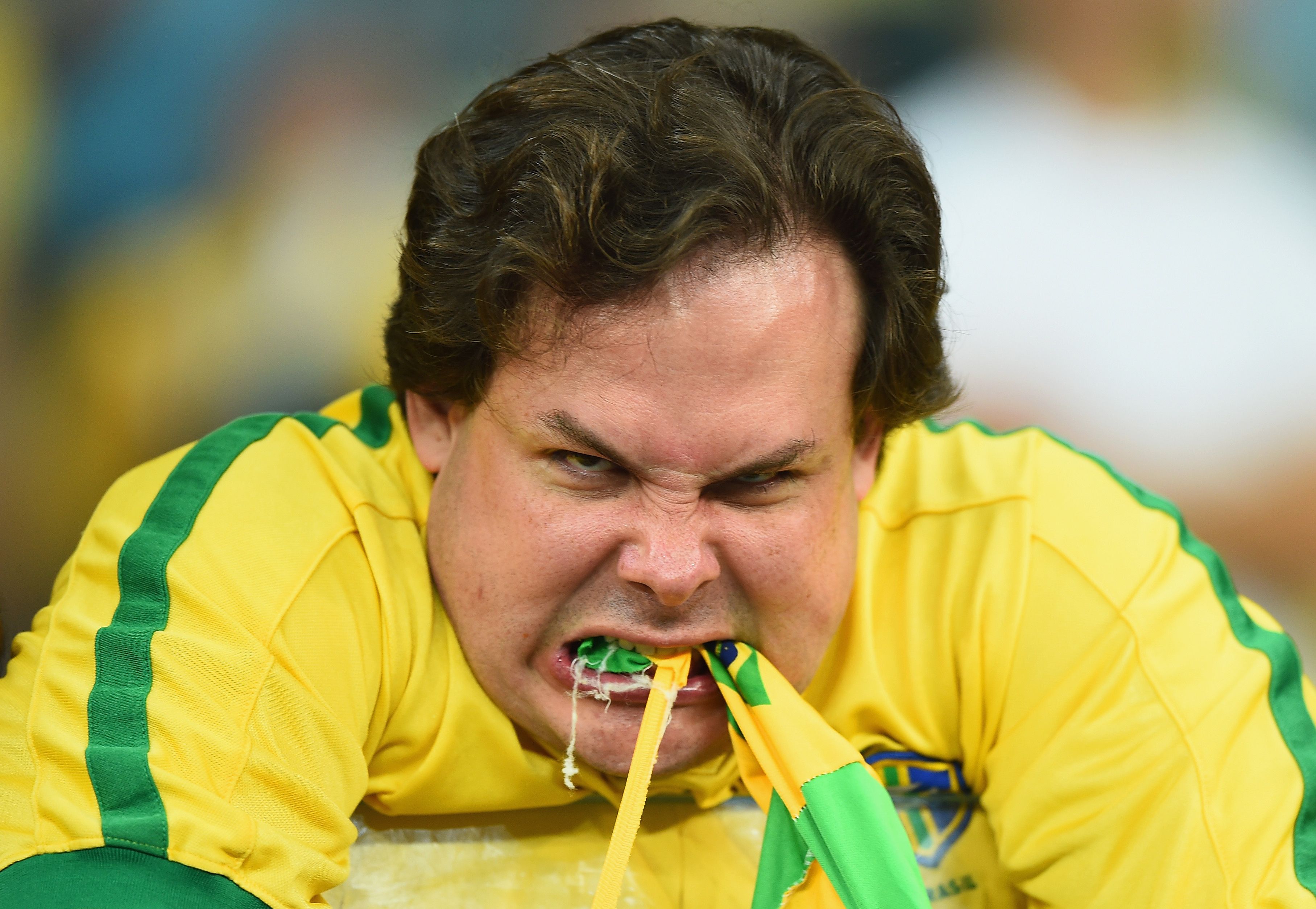 Angry Brazilian fan