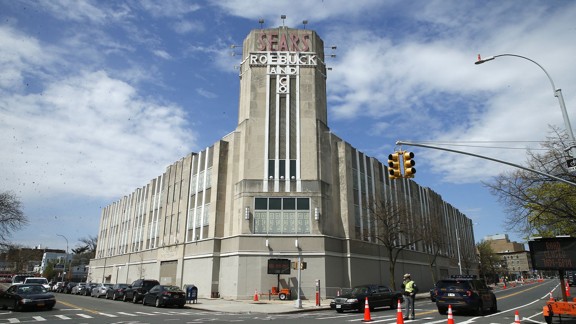  the Sears, Roebuck and Company building, in Brooklyn, New York