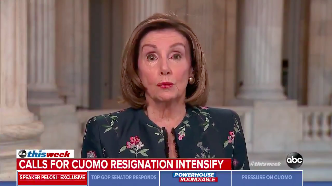 Pelosi Calls On Cuomo To Look Inside His Heart To See If He Can Govern Effectively 