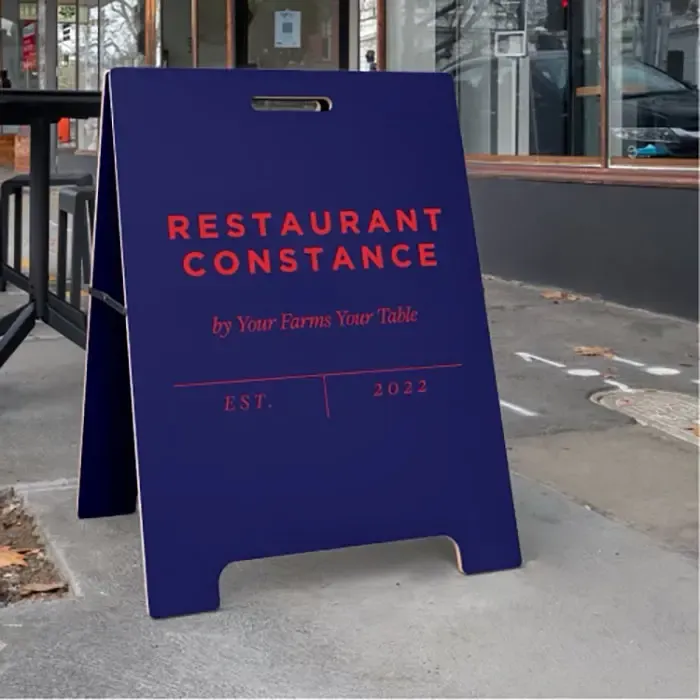 restaurant constance signage