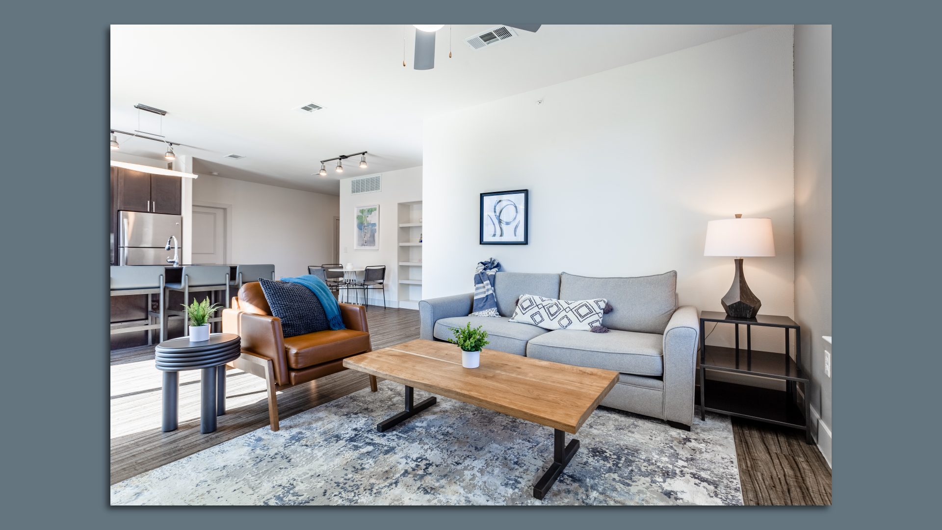 A Landing apartment.