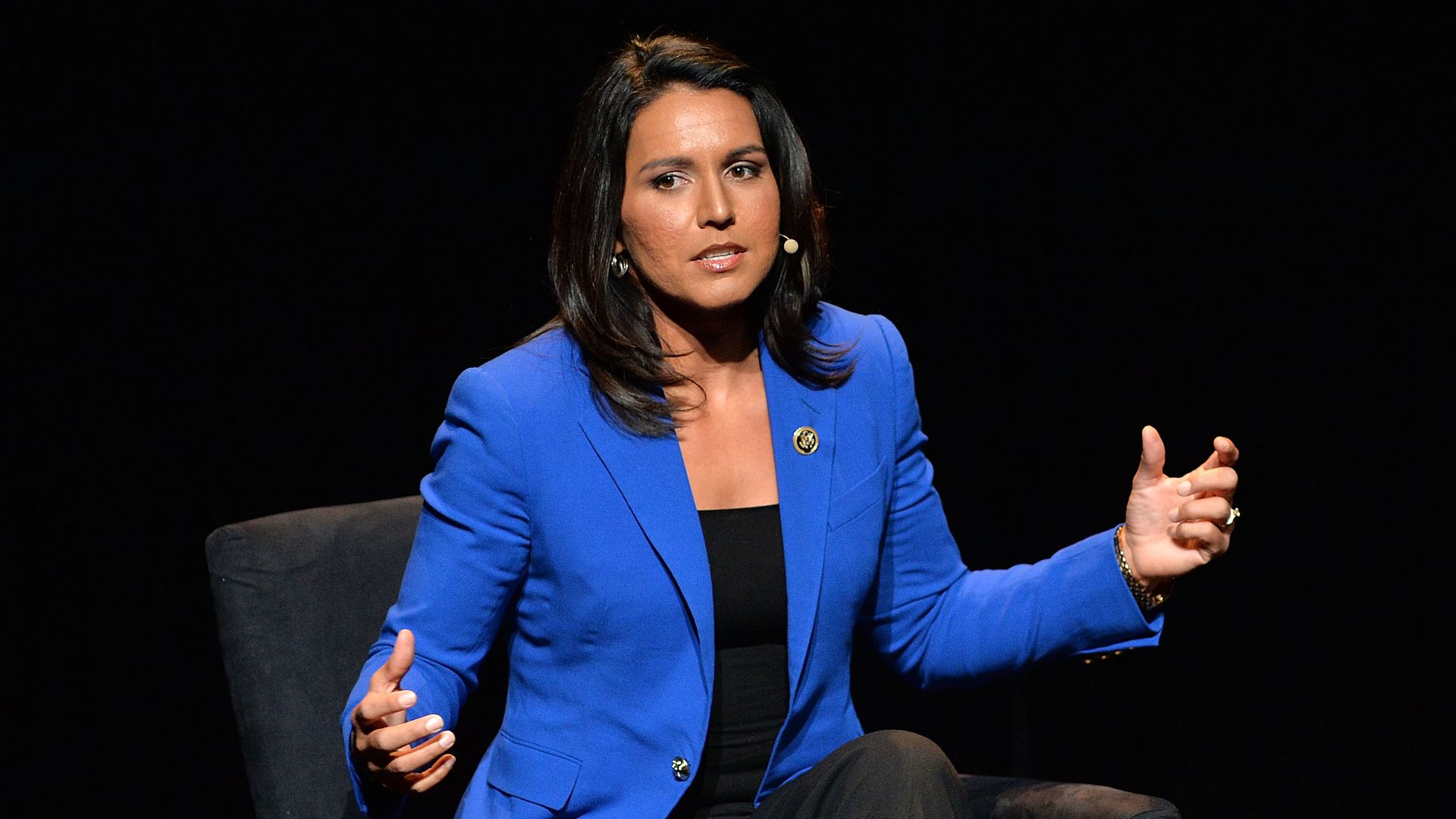 Tulsi Gabbard says evidence is needed before she can comment on whether Syria's president is a war criminal.