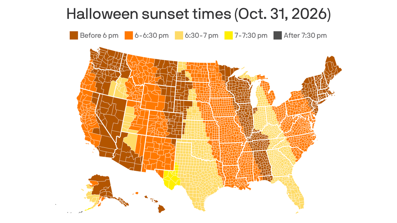 Halloween marks Seattle's last sunset after 5pm this year
