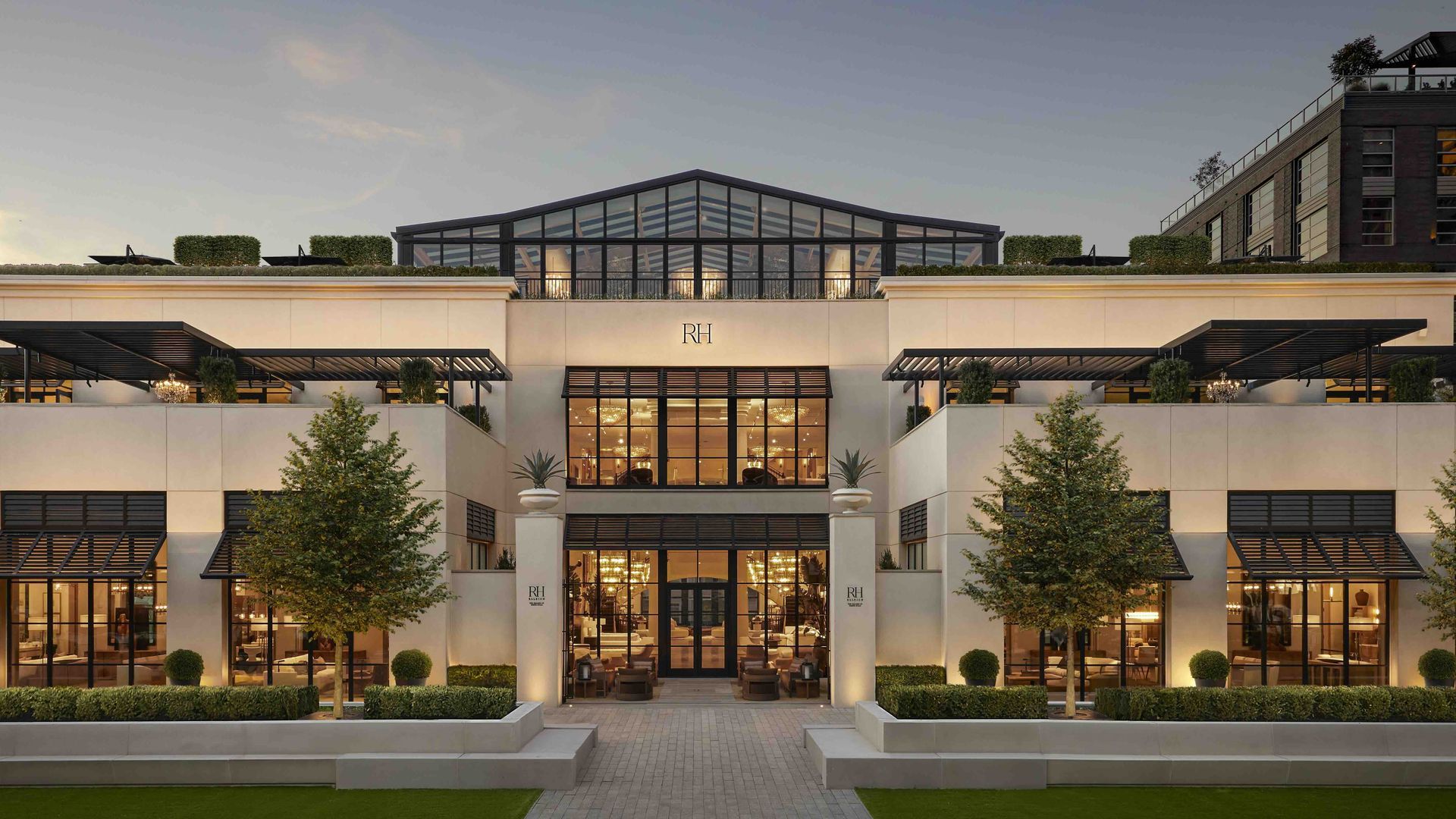 RH Raleigh's exterior. Photo: Courtesy of RH