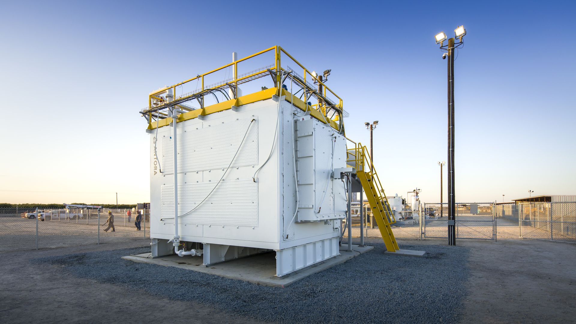 Antora Energy's pilot thermal battery project at Wellhead Electric Company's site near Fresno, Calif.