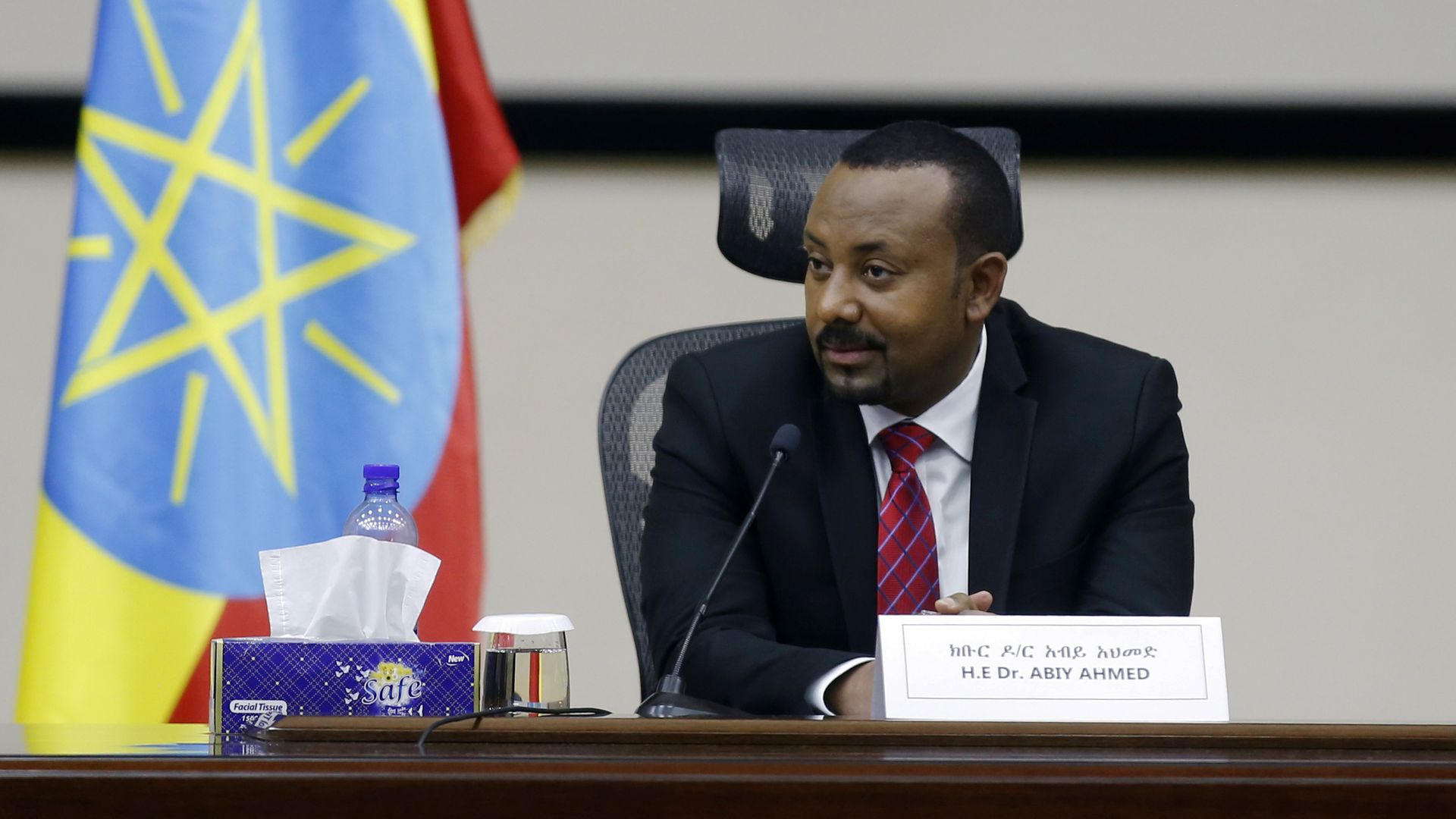 Ethiopian Prime Minister Abiy Ahmed in Addis Ababa in November 2020.
