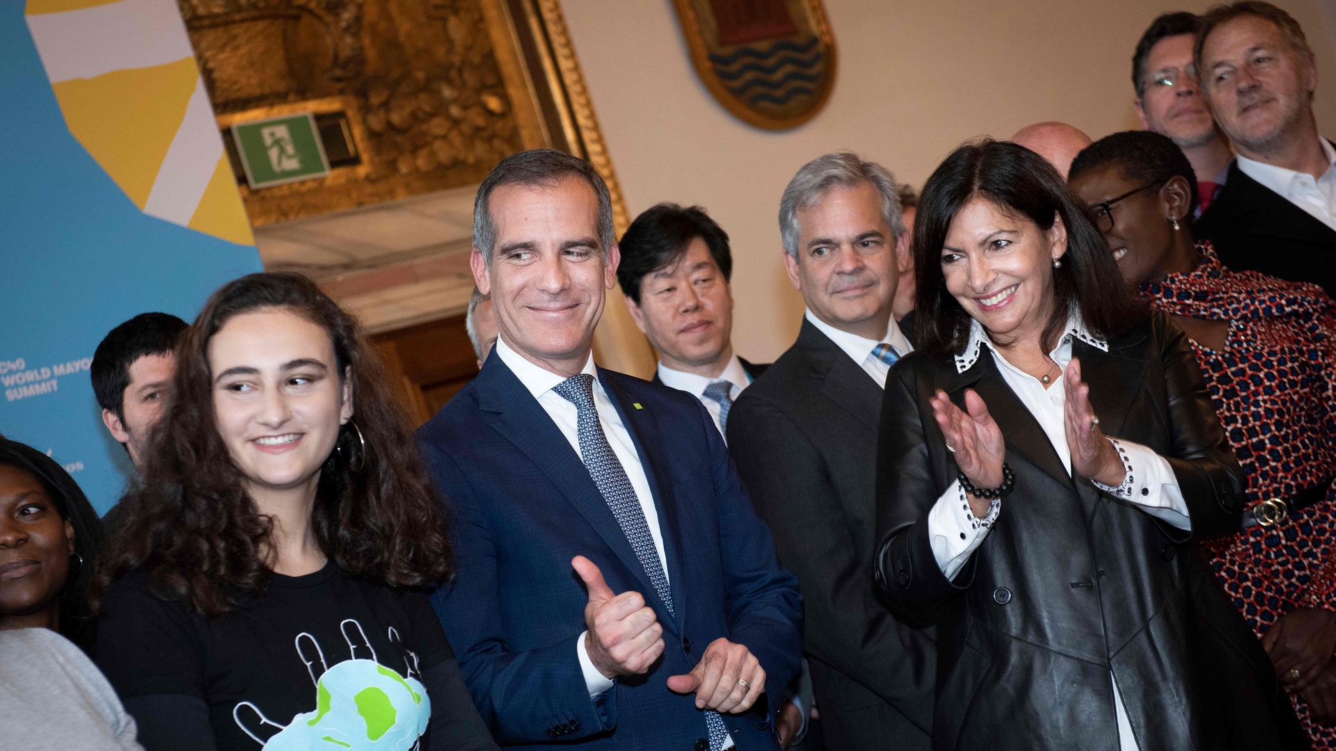 Mayors at C40 conference in copenhagen