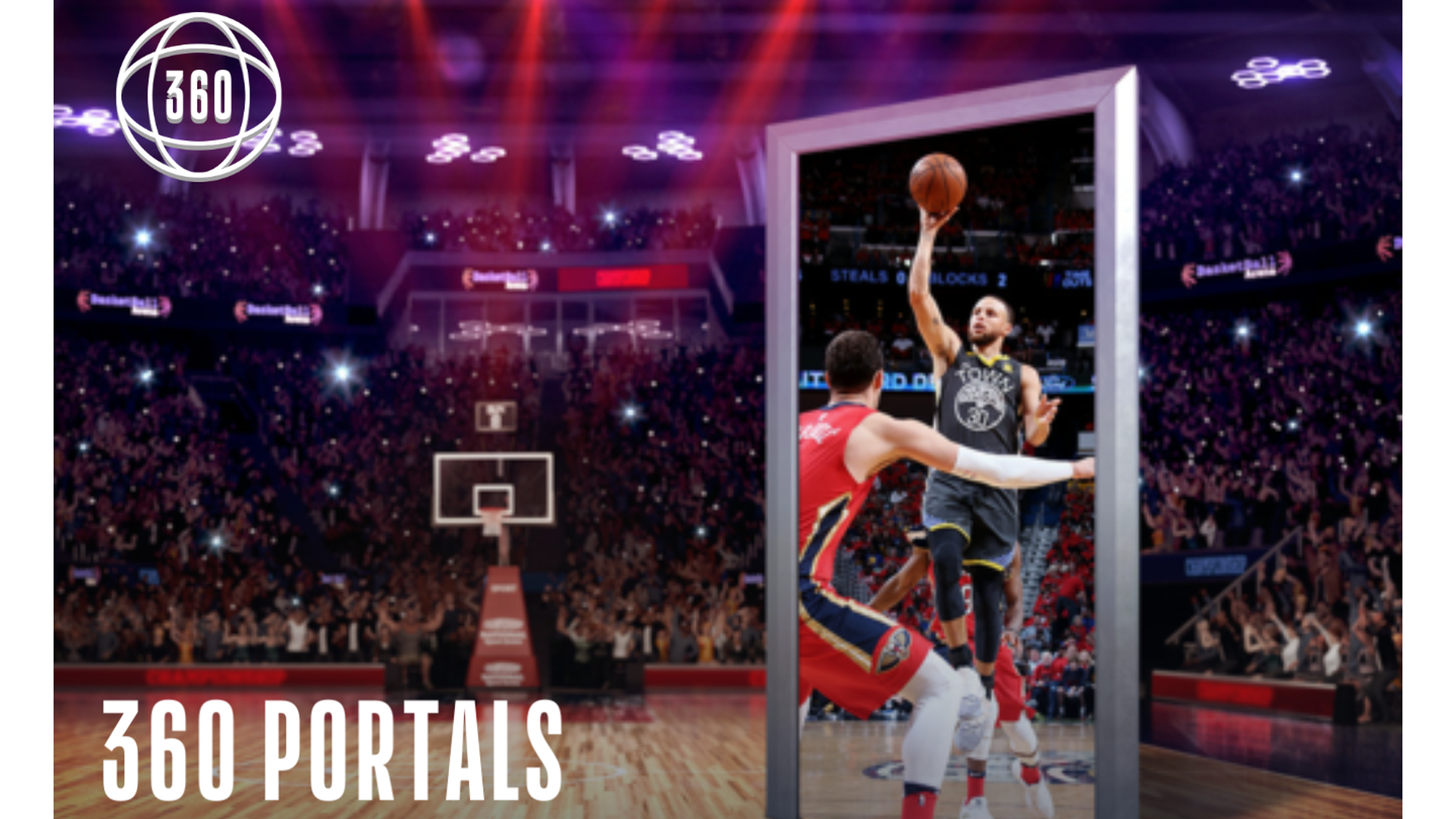 The NBA has added a 360-degree portal to its augmented reality app