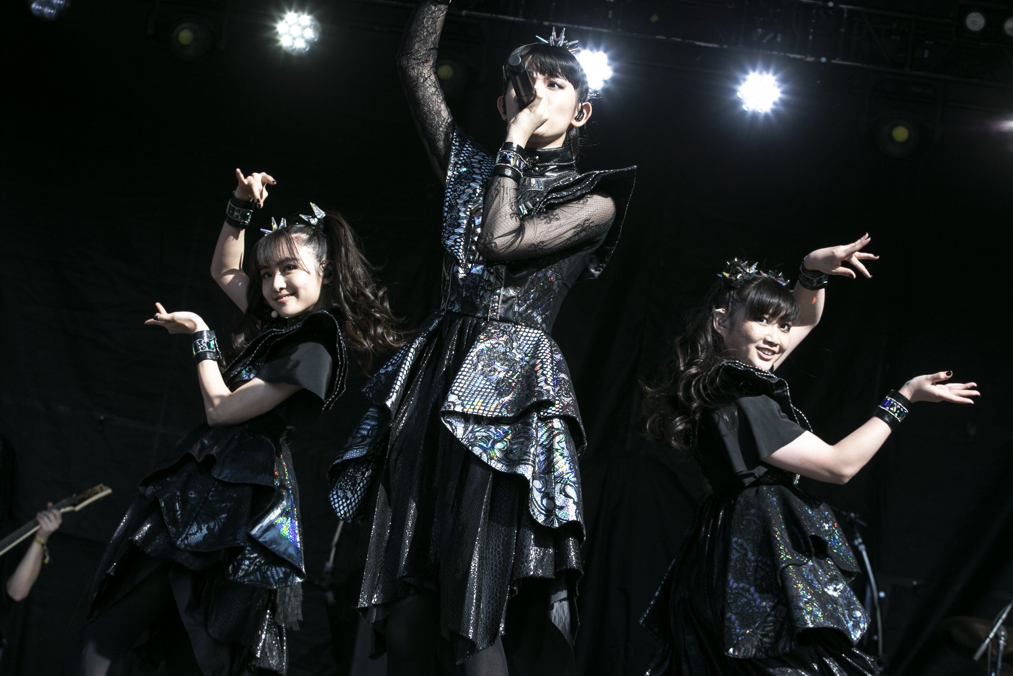 BABYMETAL performs at Aftershock 2019 at Discovery Park on October 13, 2019 in Sacramento, California.