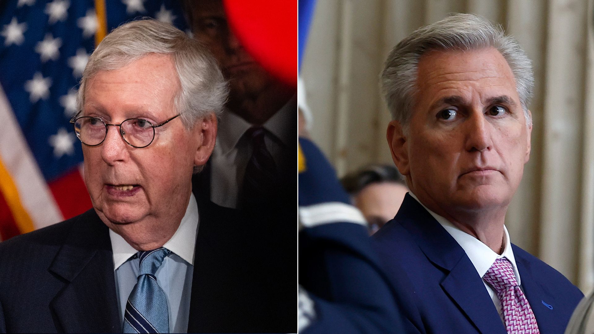 Senate Minority Leader Mitch McConnell and House Minority Leader Kevin McCarthy.