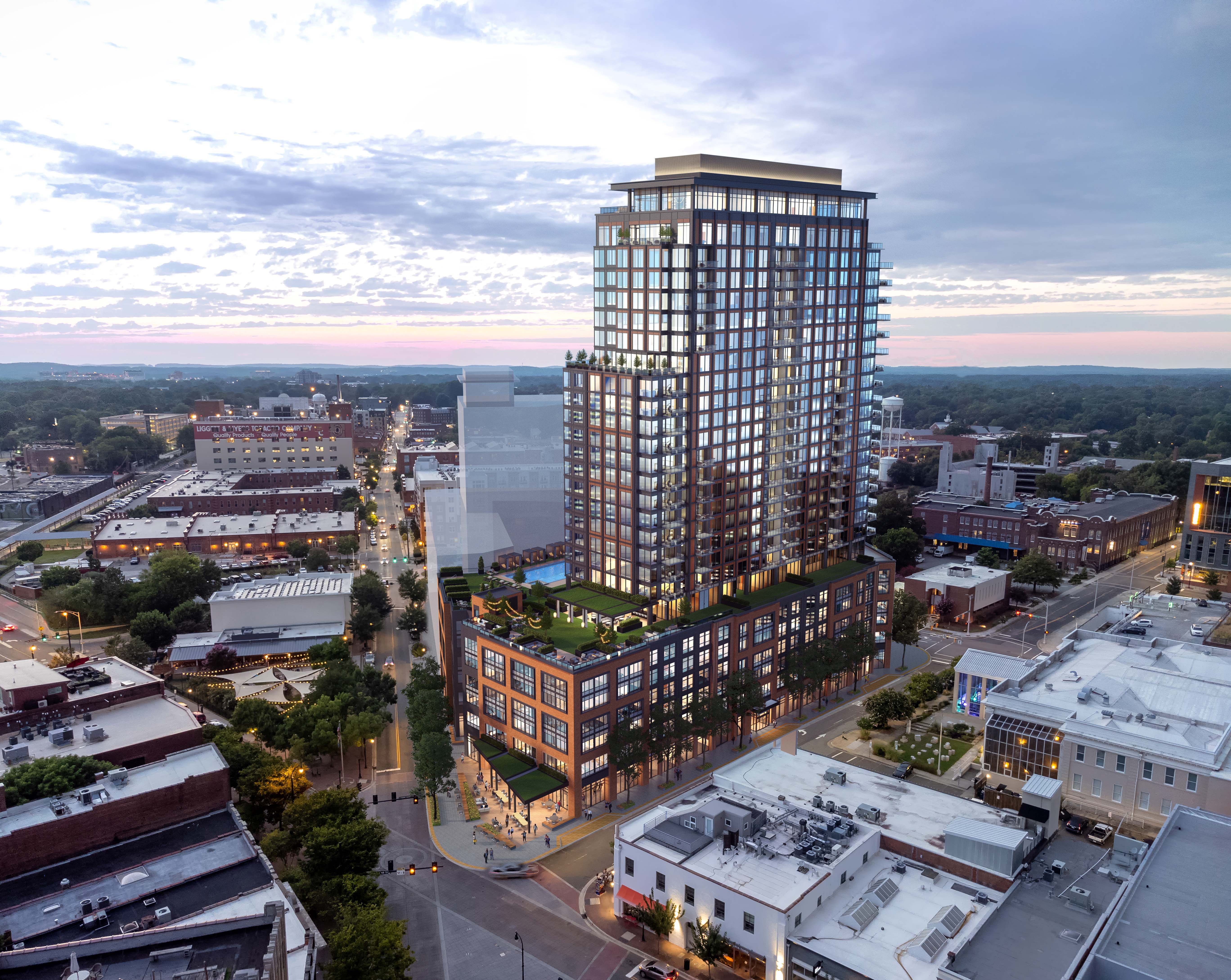 The Novus development in downtown Durham, North Carolina