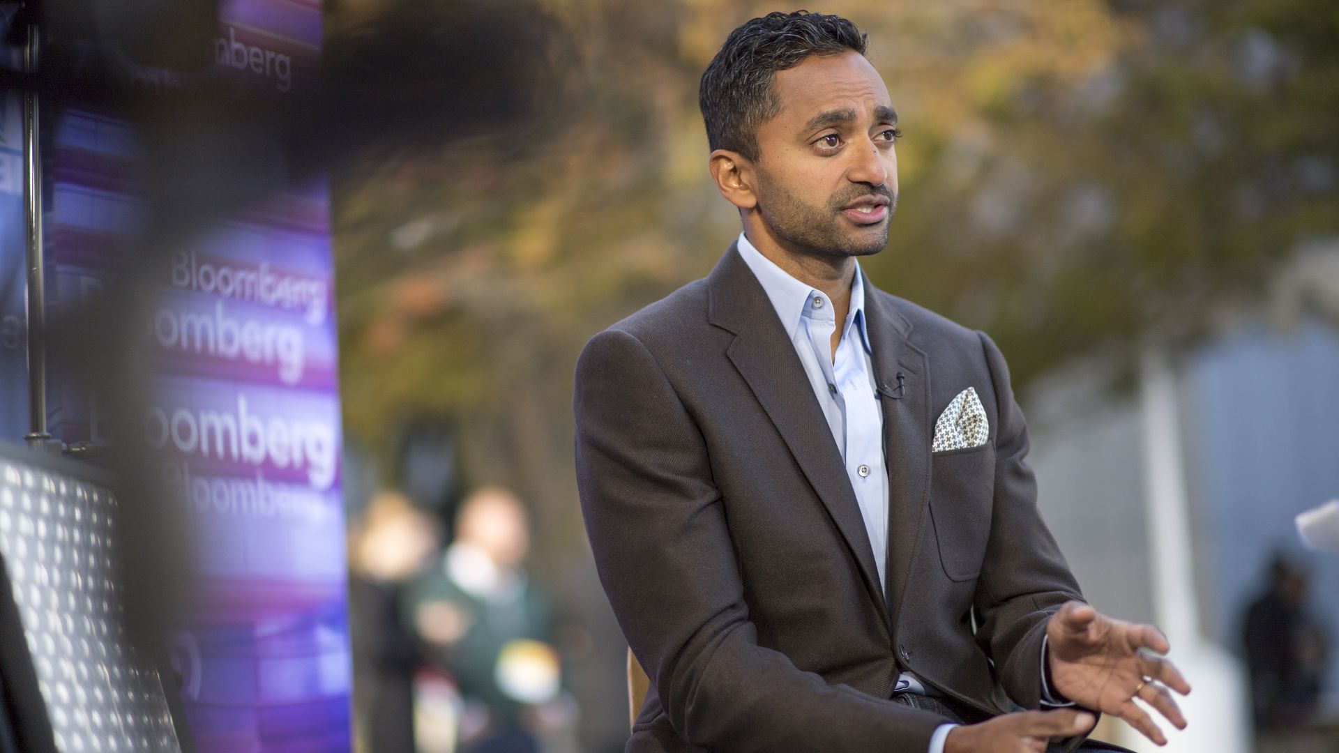 Chamath at a conference.
