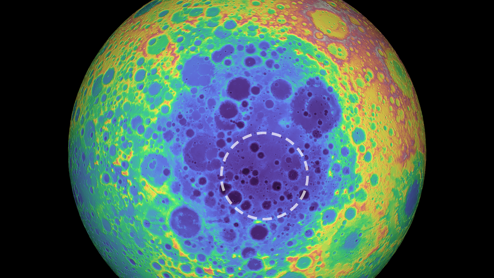 Image of the far side of the moon