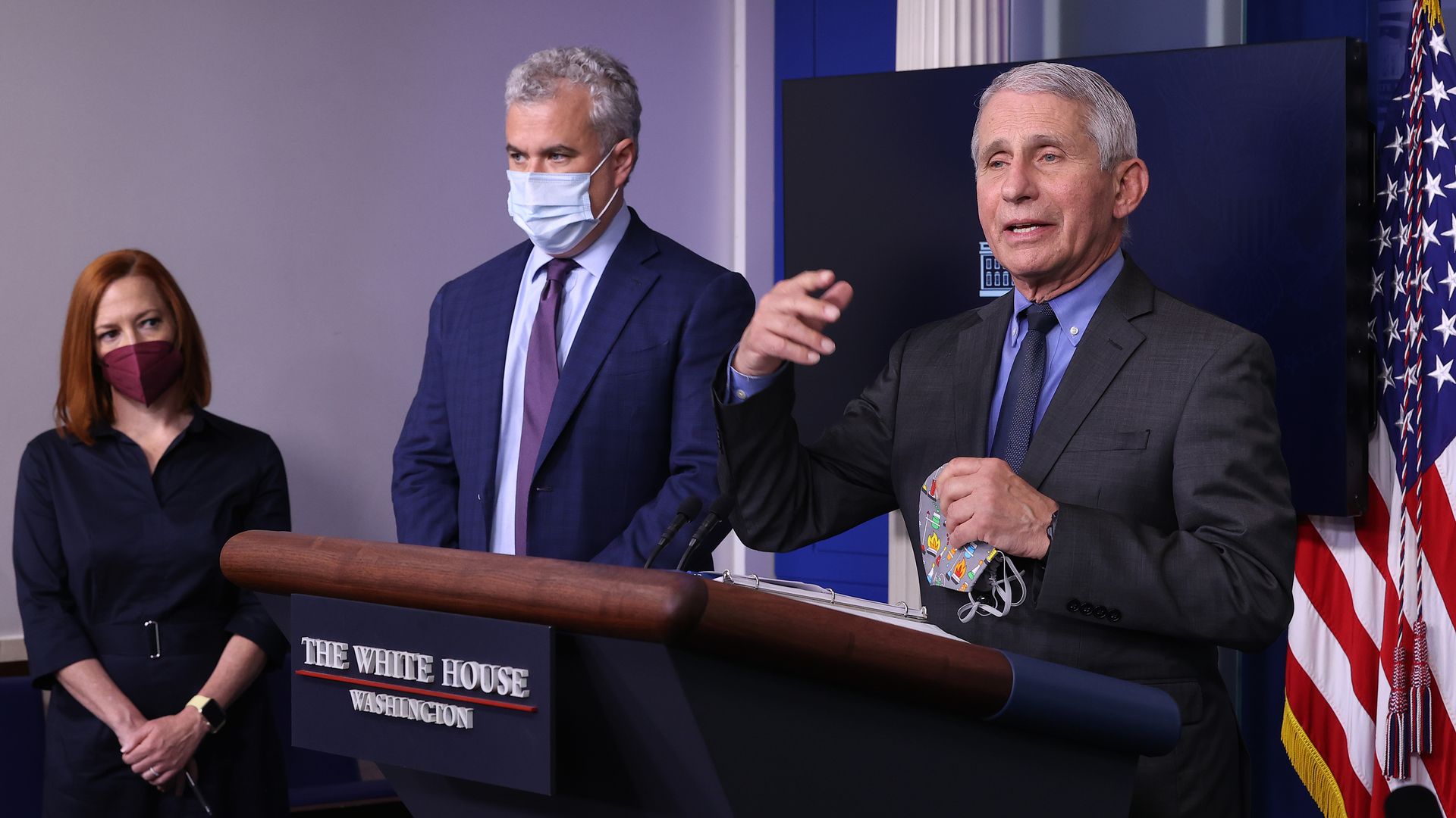 COVID-19 Response Coordinator Jeff Zients and Director of the National Institute of Allergy and Infectious Diseases Dr. Anthony Fauci 