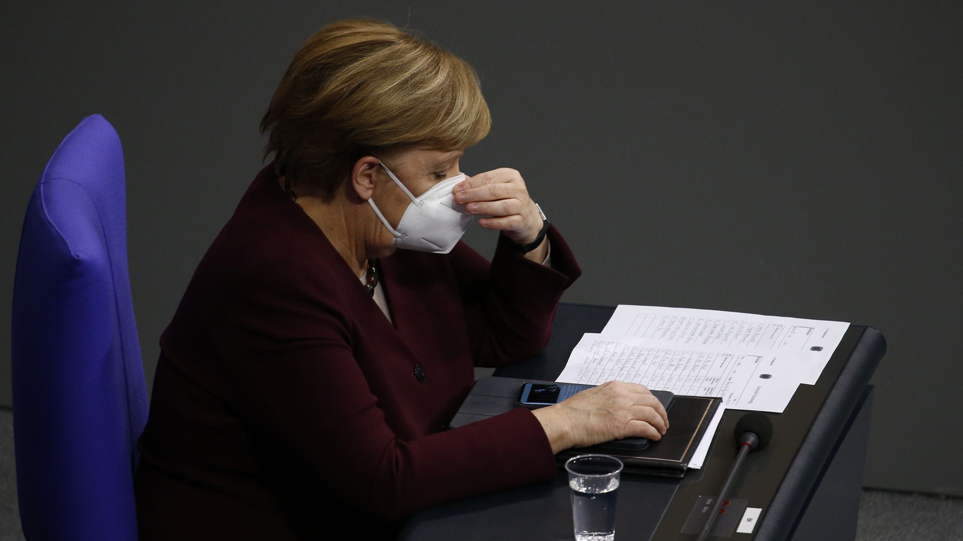 Picture of German Chancellor Angela Merkel