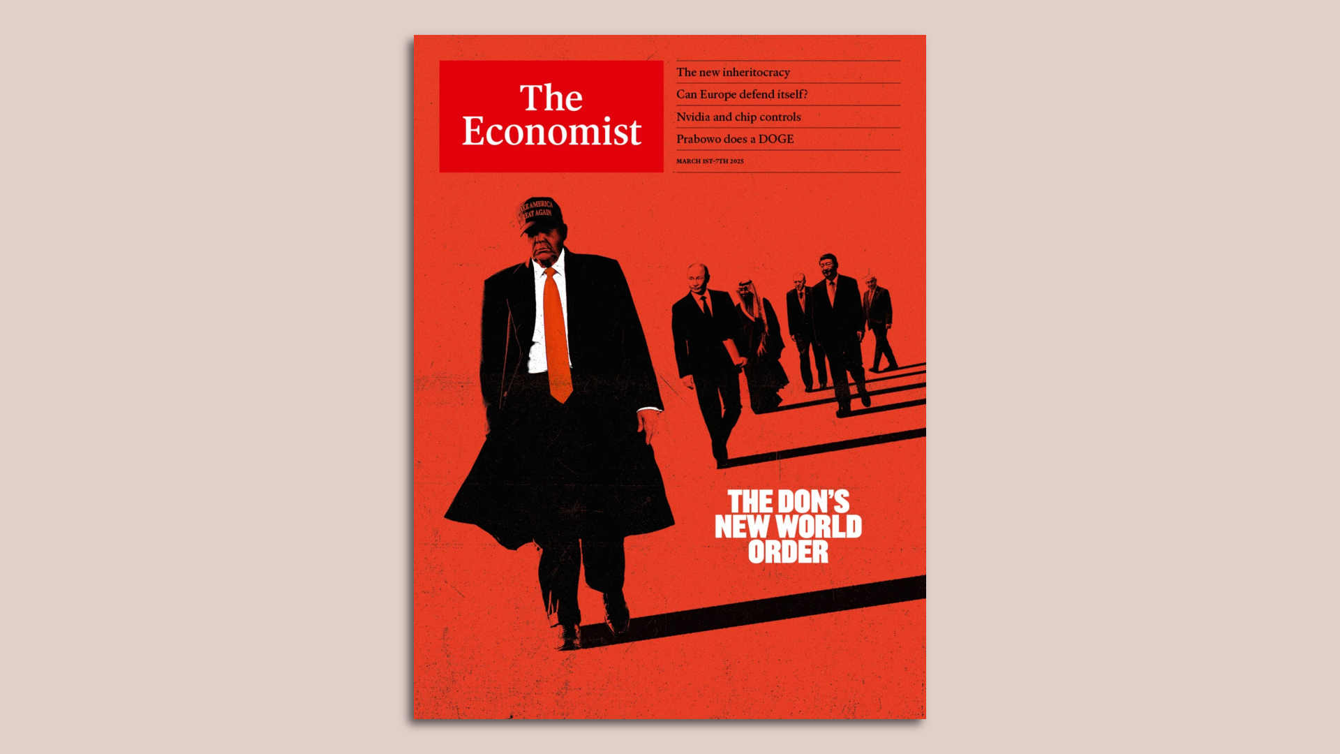 An Economist cover with the headline: "The Don's New World Order."