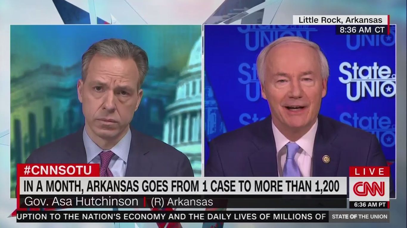 Arkansas governor: Churches are following social distancing 