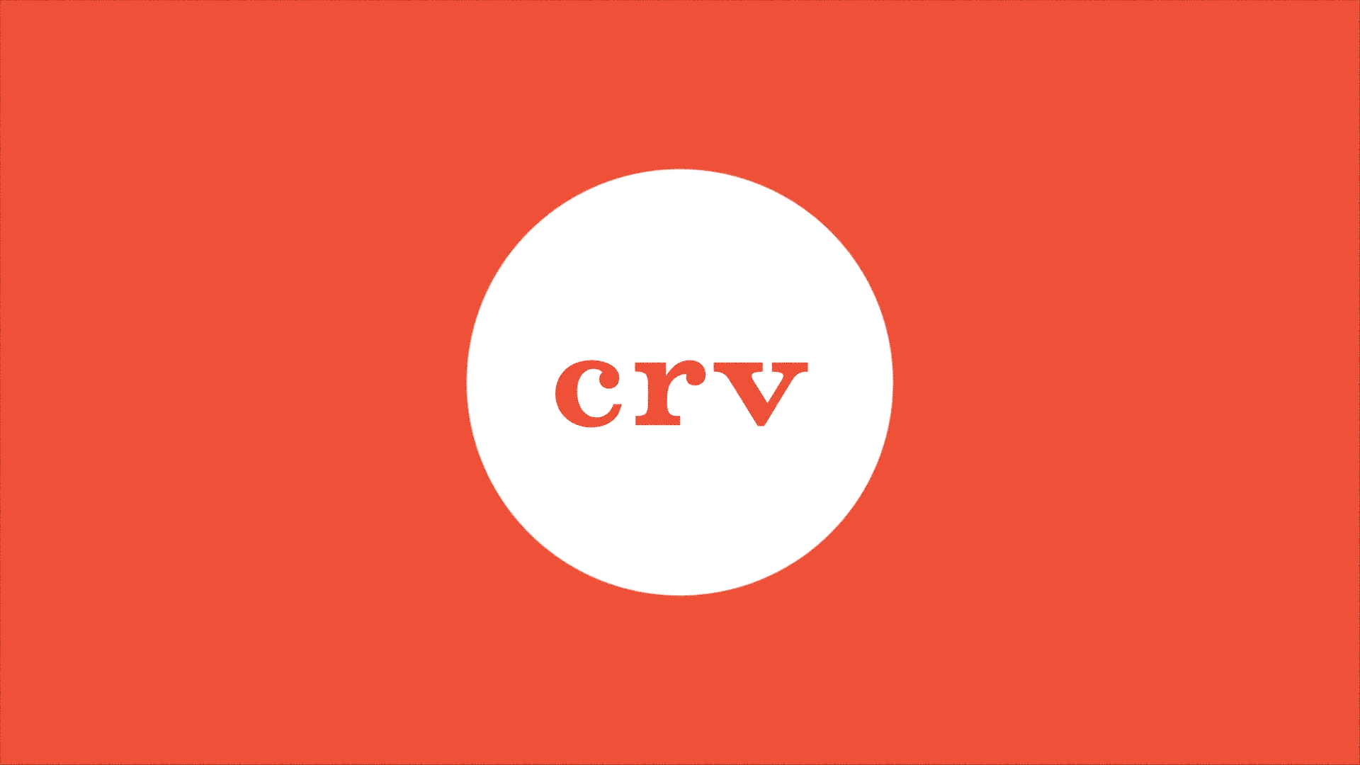 Charles River Ventures logo spinning around.