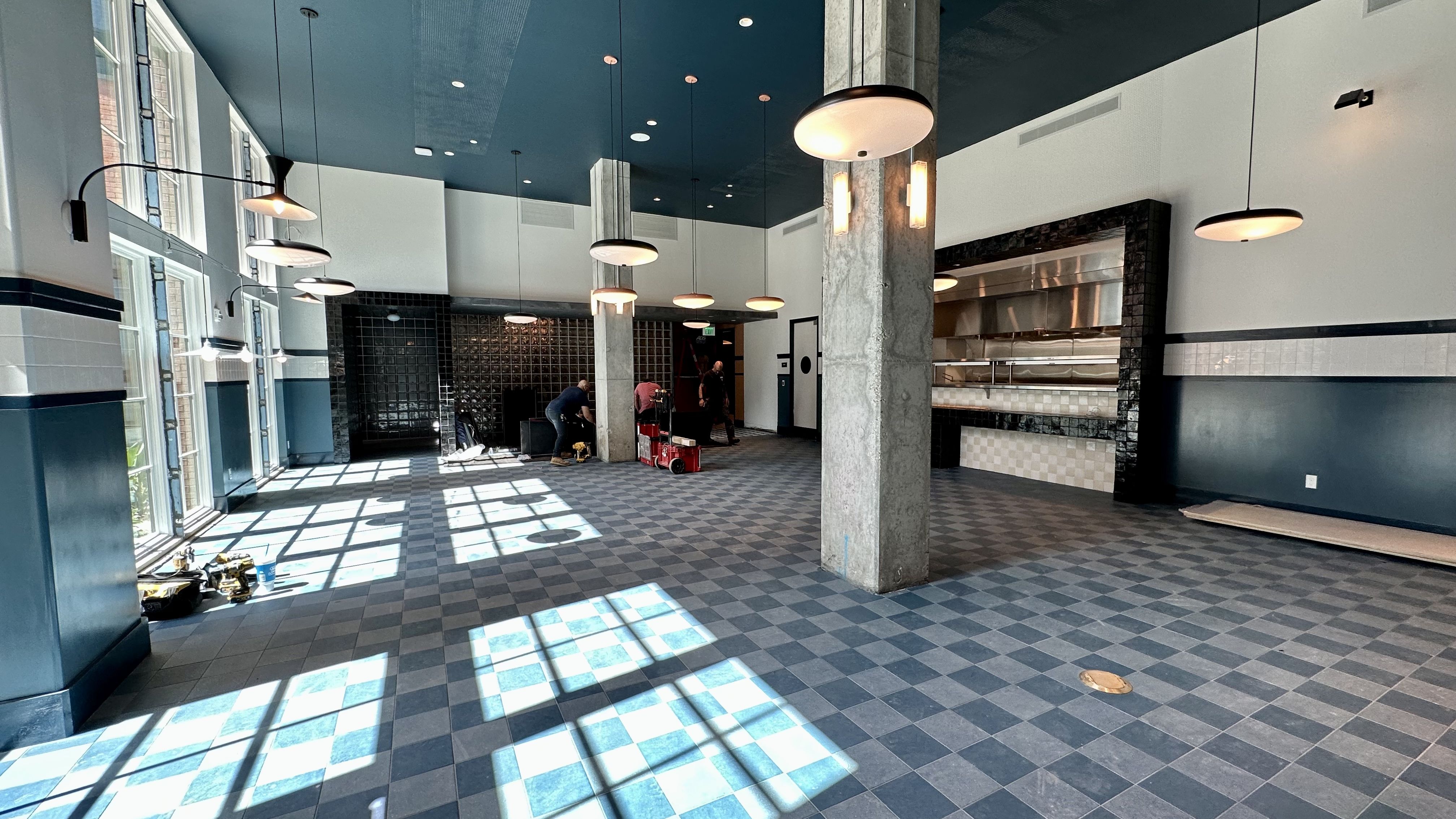 Photo shows the interior of Common House in New Orleans.